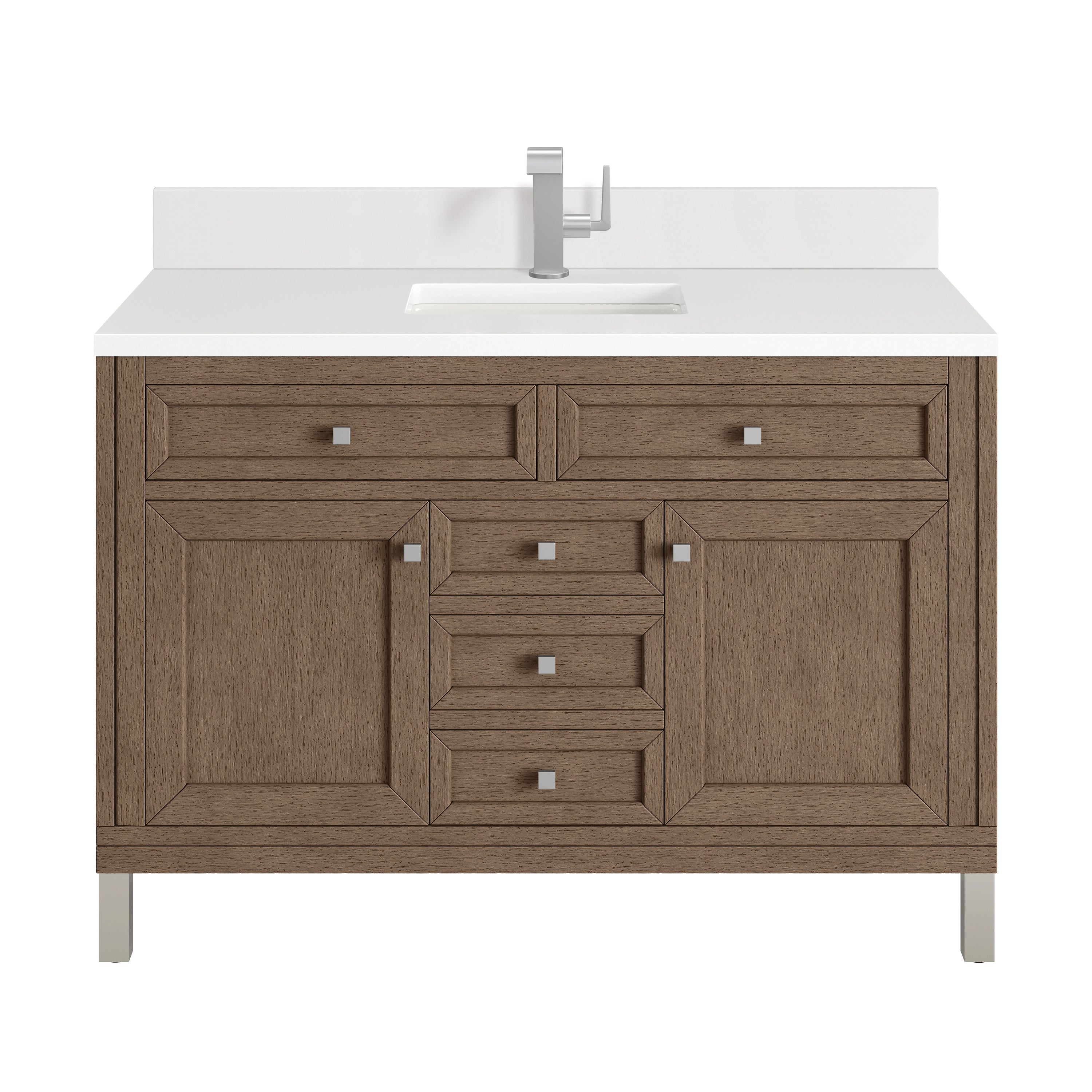 James Martin Vanities Chicago 48" Single Vanity - Whitewashed Walnut