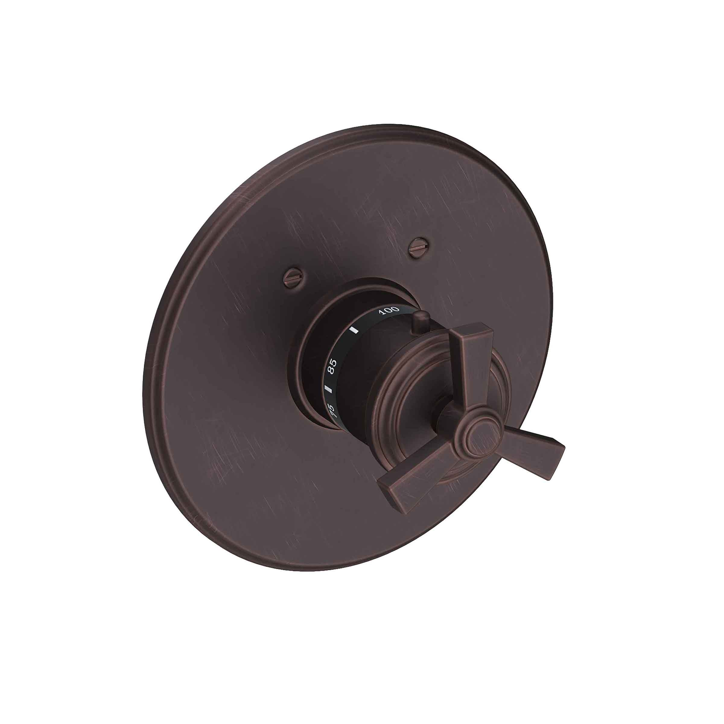 Newport Brass Miro 3/4" Round Thermostatic Trim Plate with Handle