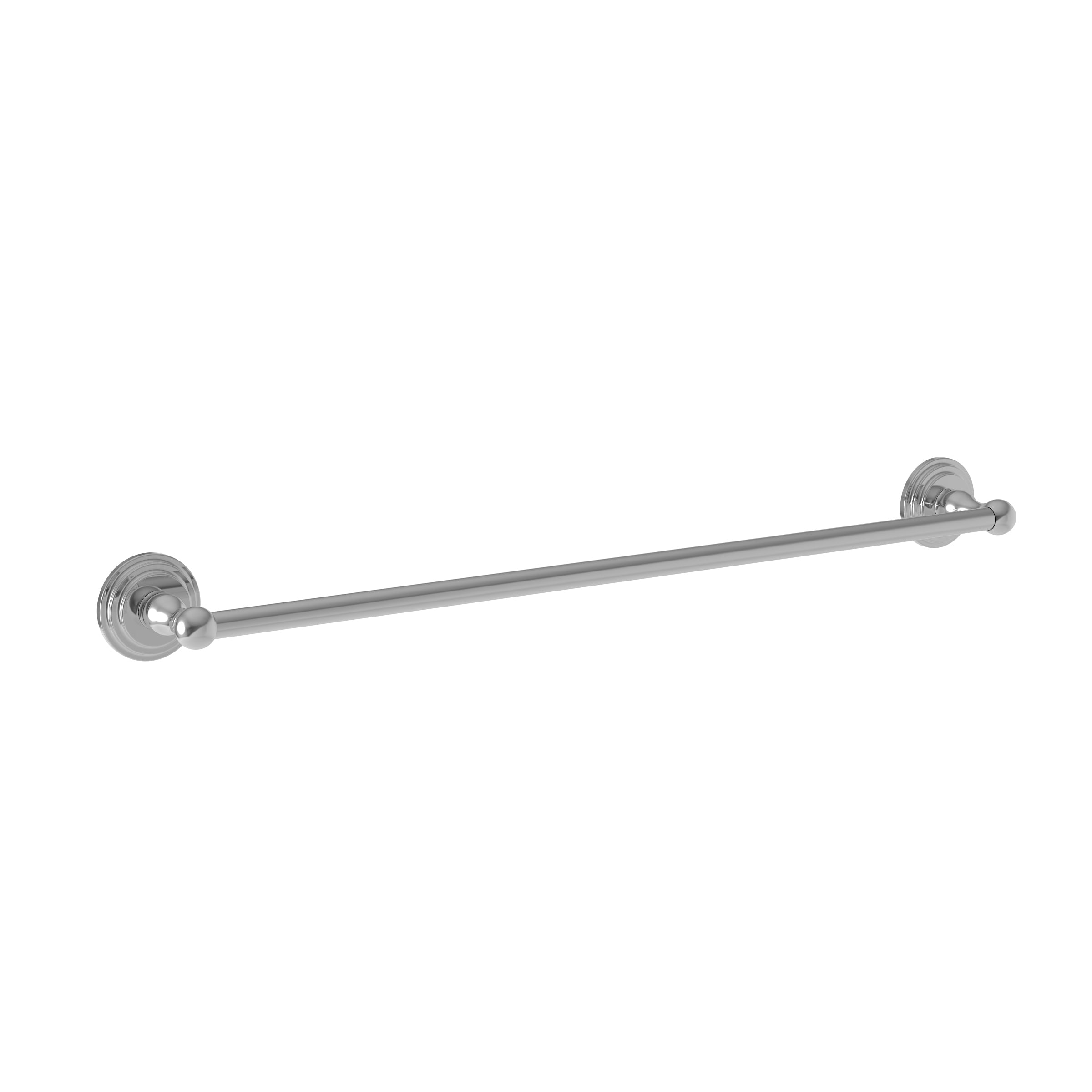 polished chrome towel bar