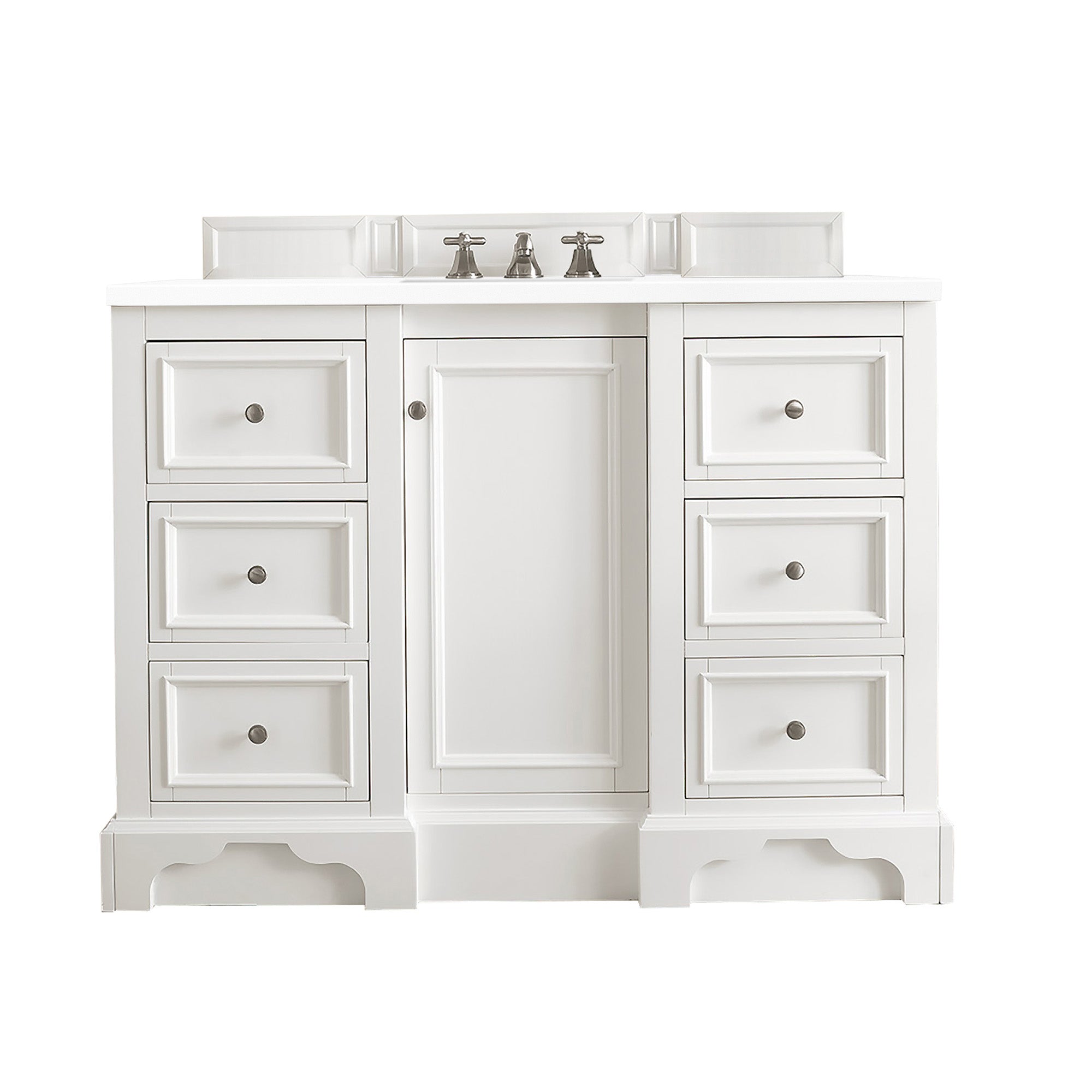James Martin Vanities De Soto 48" Single Vanity - Bright White
