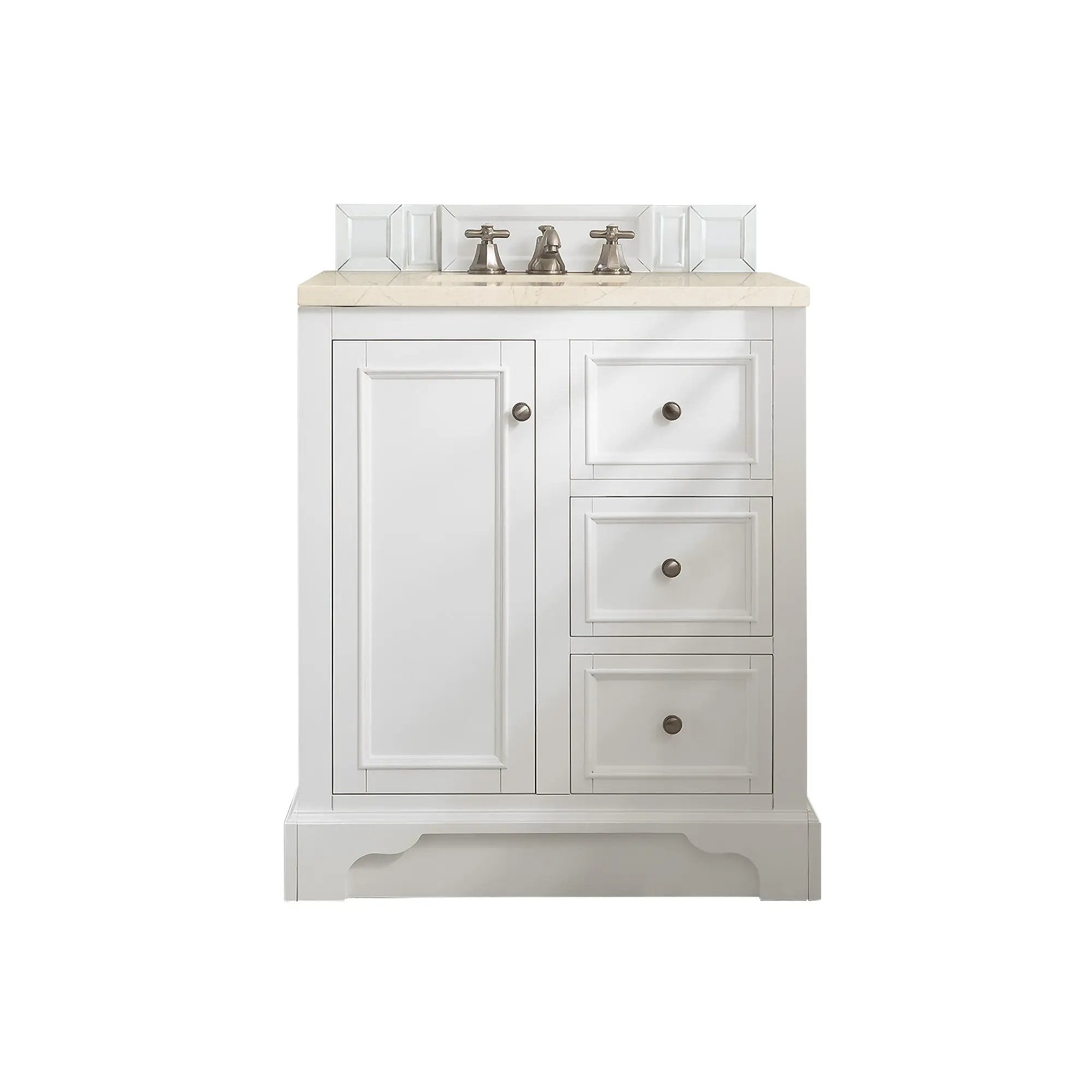 James Martin De Soto 30" Single Vanity Set - Bright White by James Martin Vanities