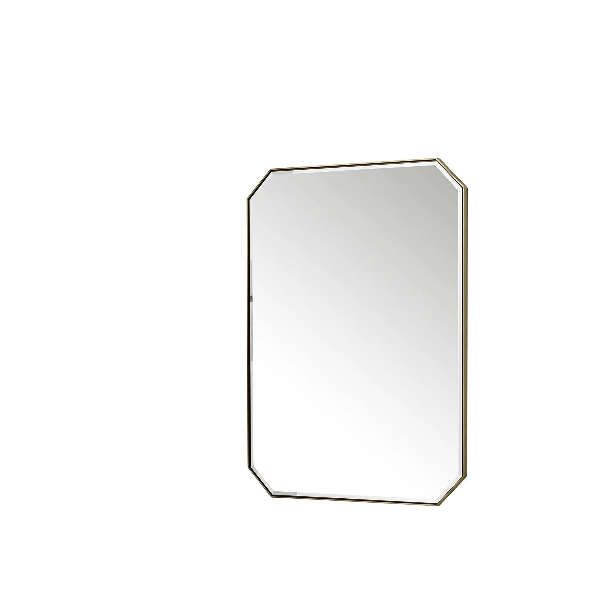 champagne brass mirror