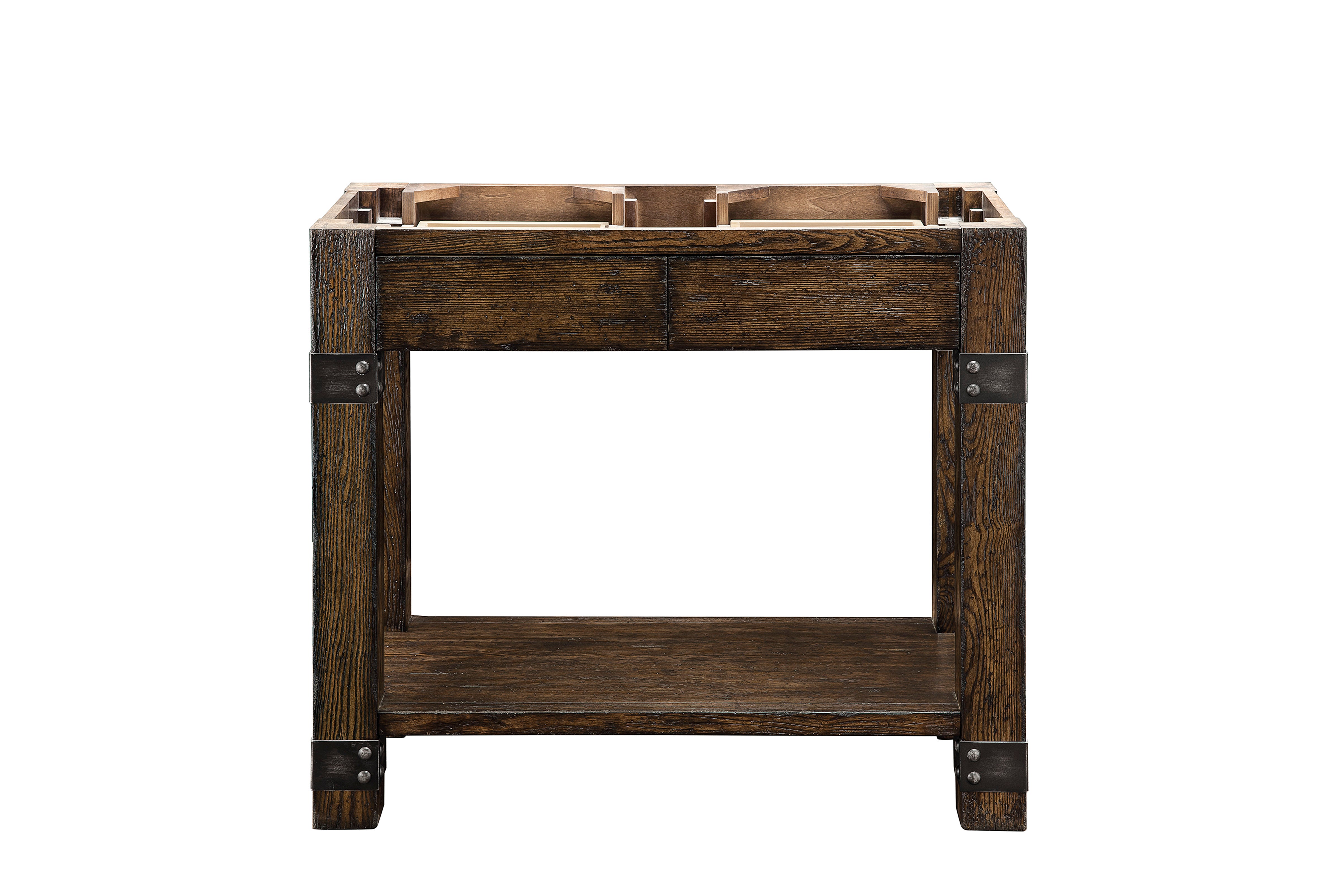 James Martin Brooklyn 39.5" Single Console Vanity with Rustic Ash
