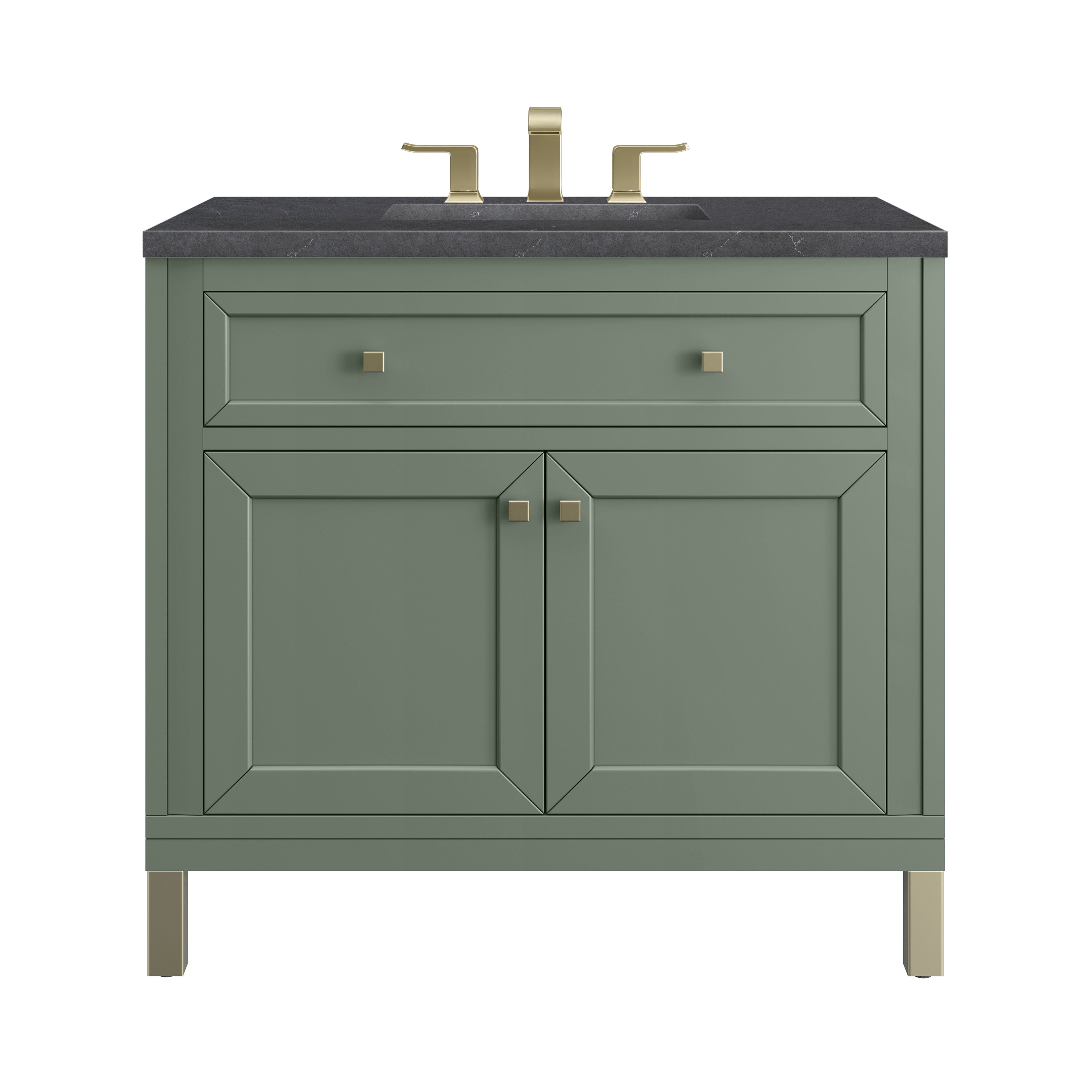 James Martin Vanities Chicago 36" Single Vanity - Smokey Celadon