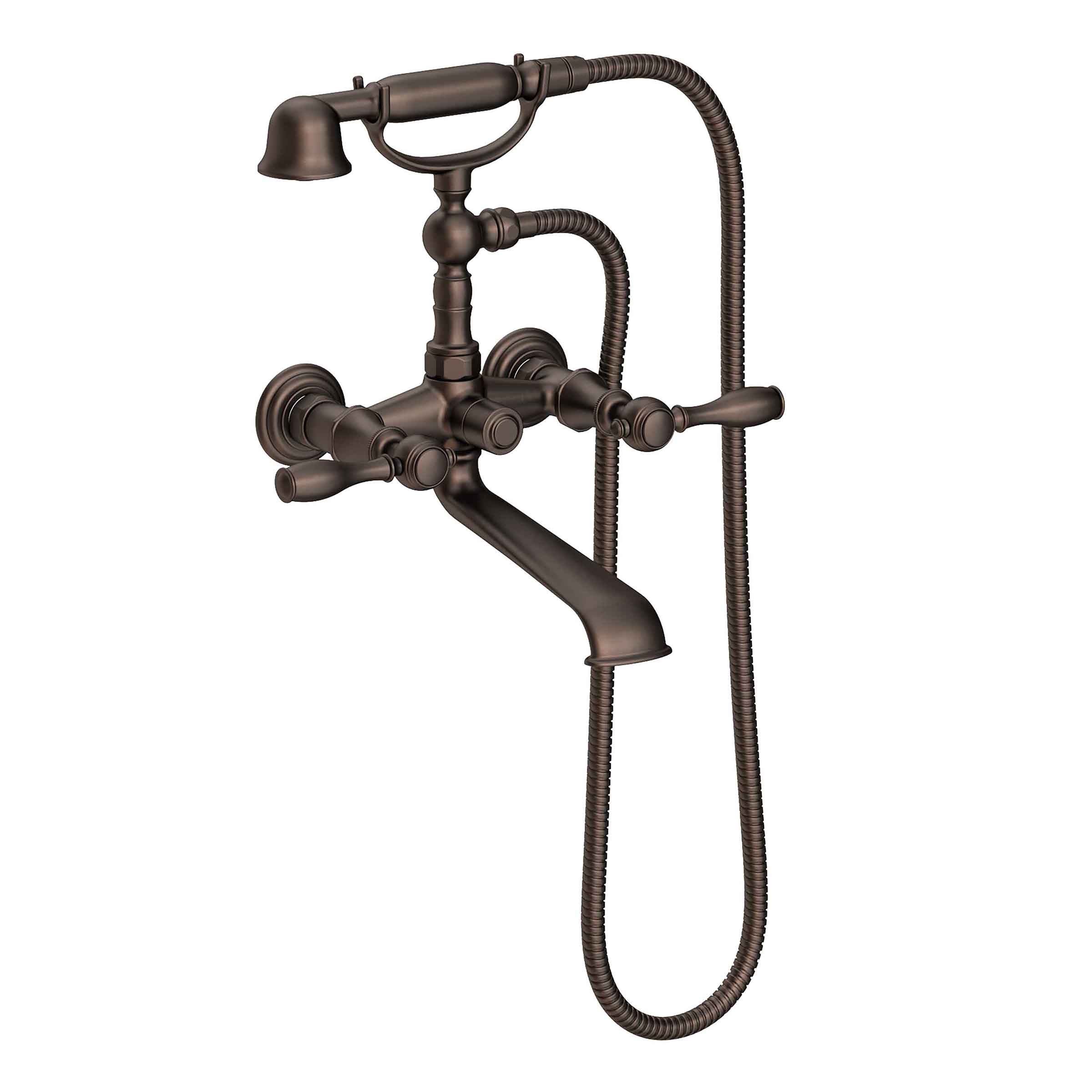 Newport Brass Victoria Exposed Tub & Hand Shower Set - Wall Mount