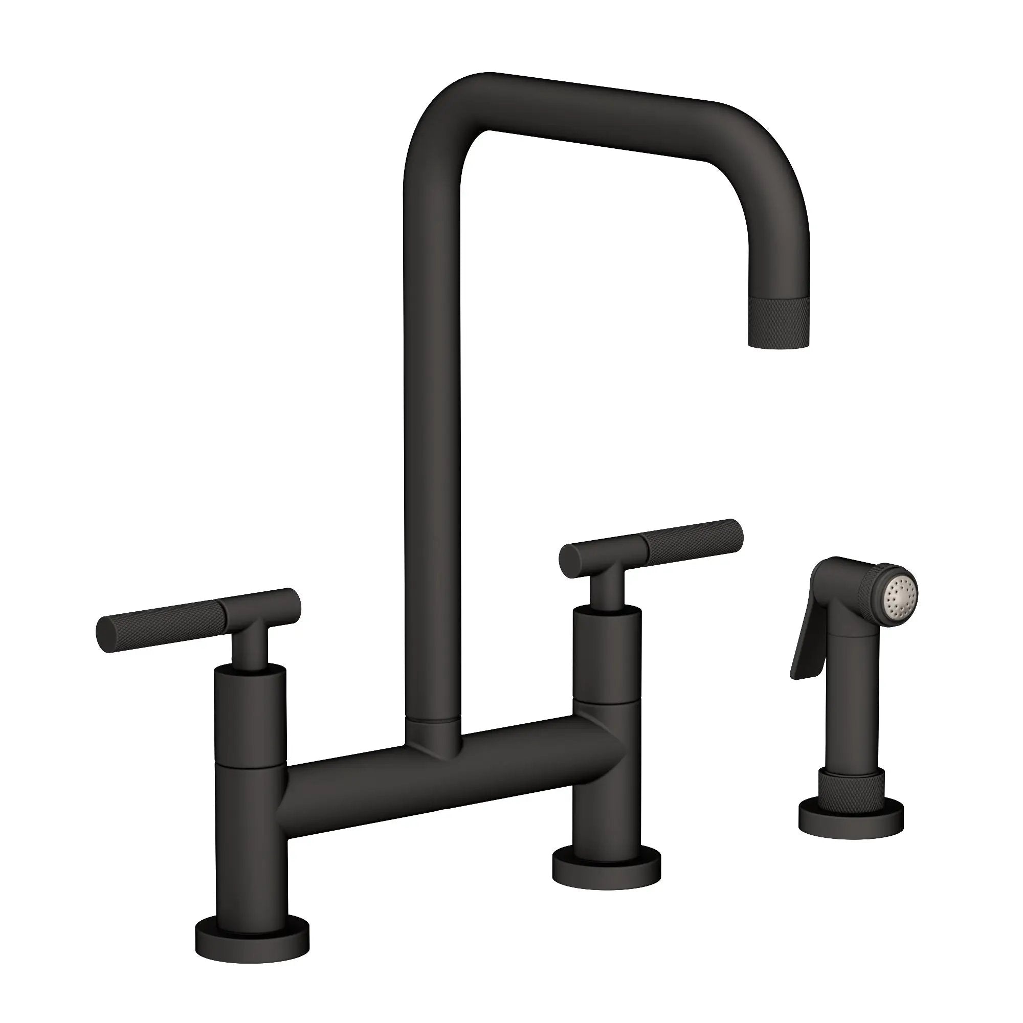 Newport Brass Muncy Kitchen Bridge Faucet with Side Spray by Newport Brass