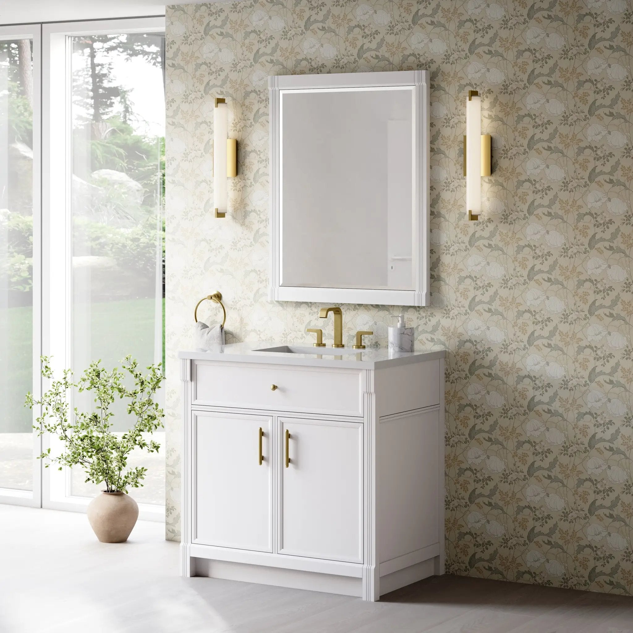 bright white mirror