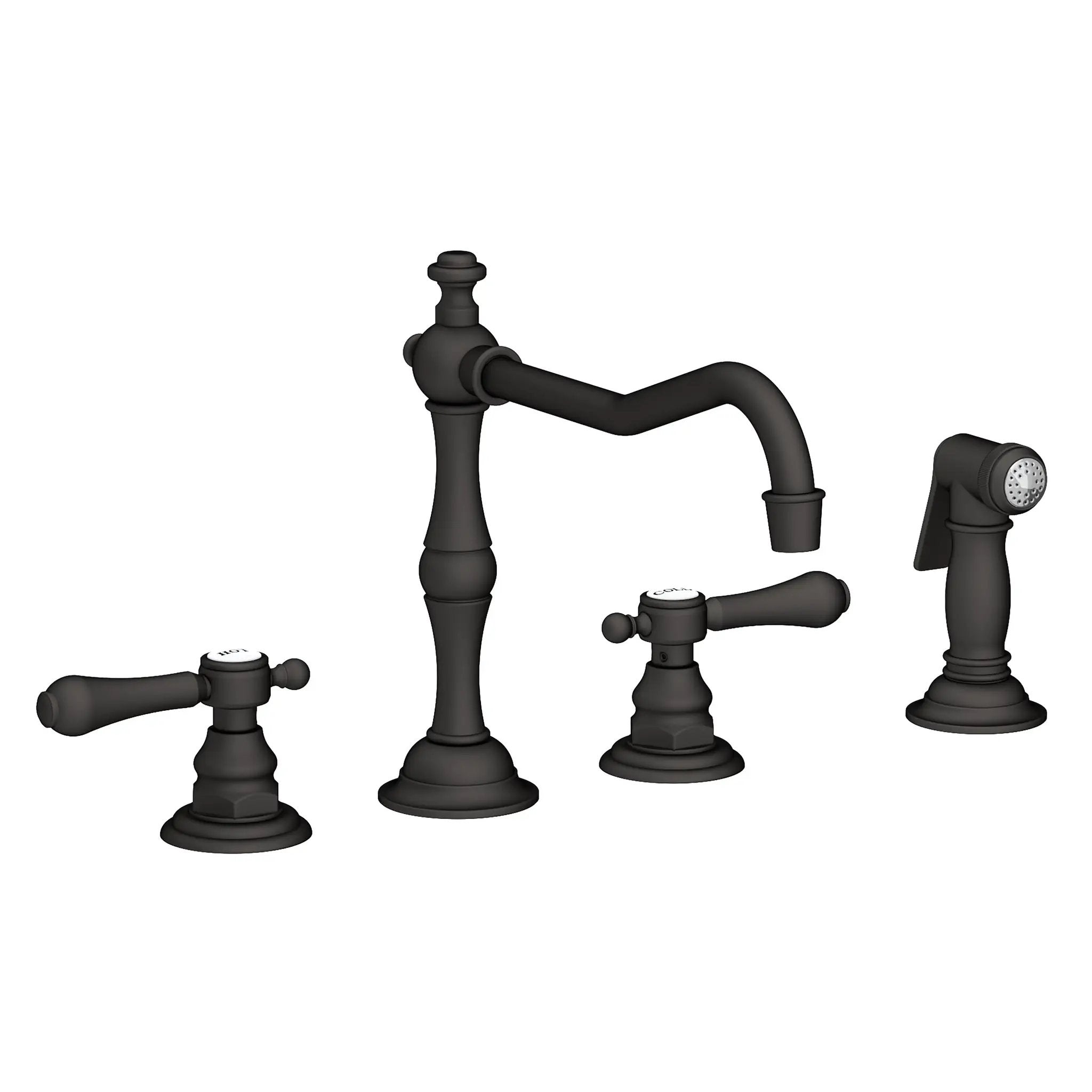 Newport Brass Chesterfield Kitchen Faucet with Side Spray by Newport Brass