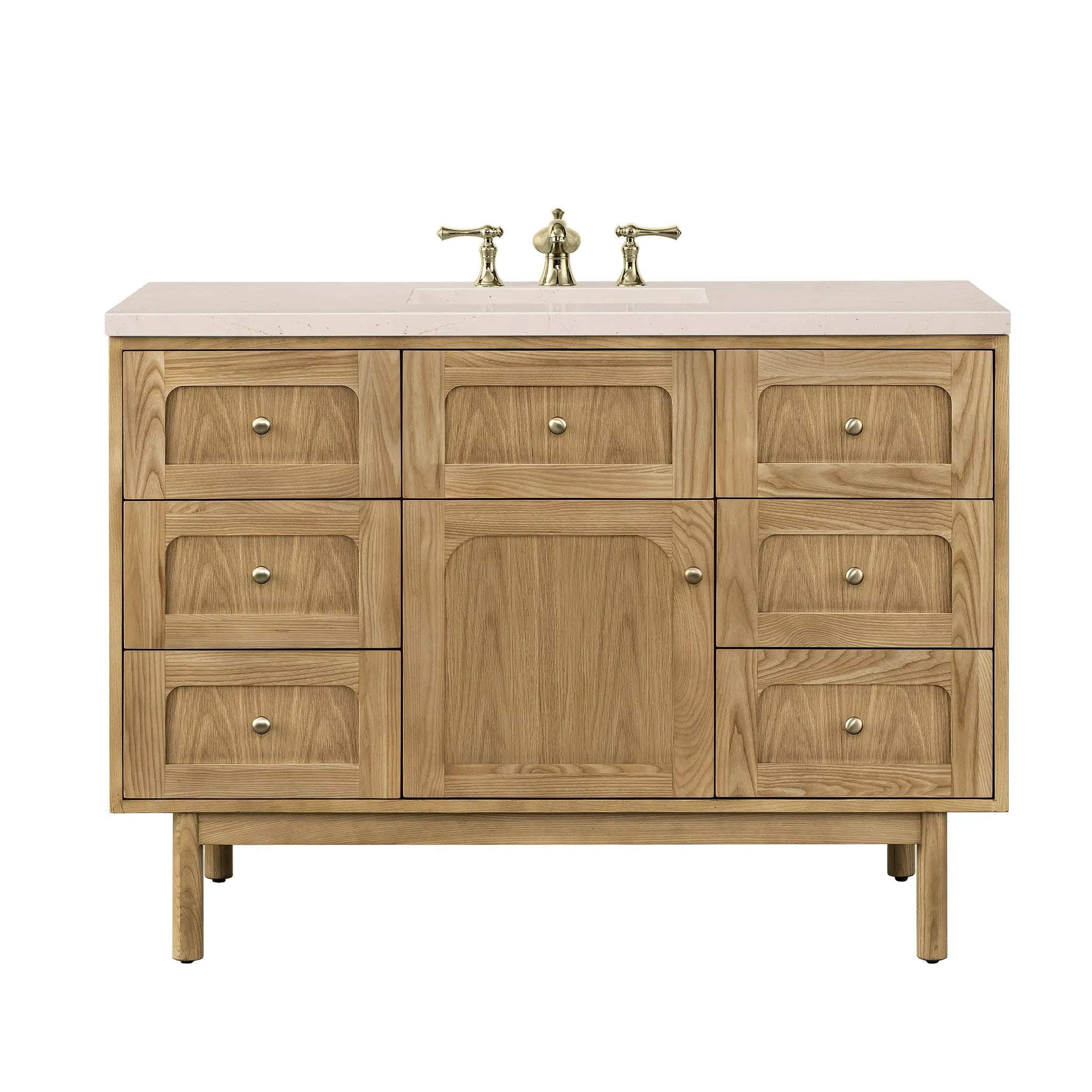 James Martin Laurent 48" Single Vanity Set - Light Natural Oak by James Martin Vanities
