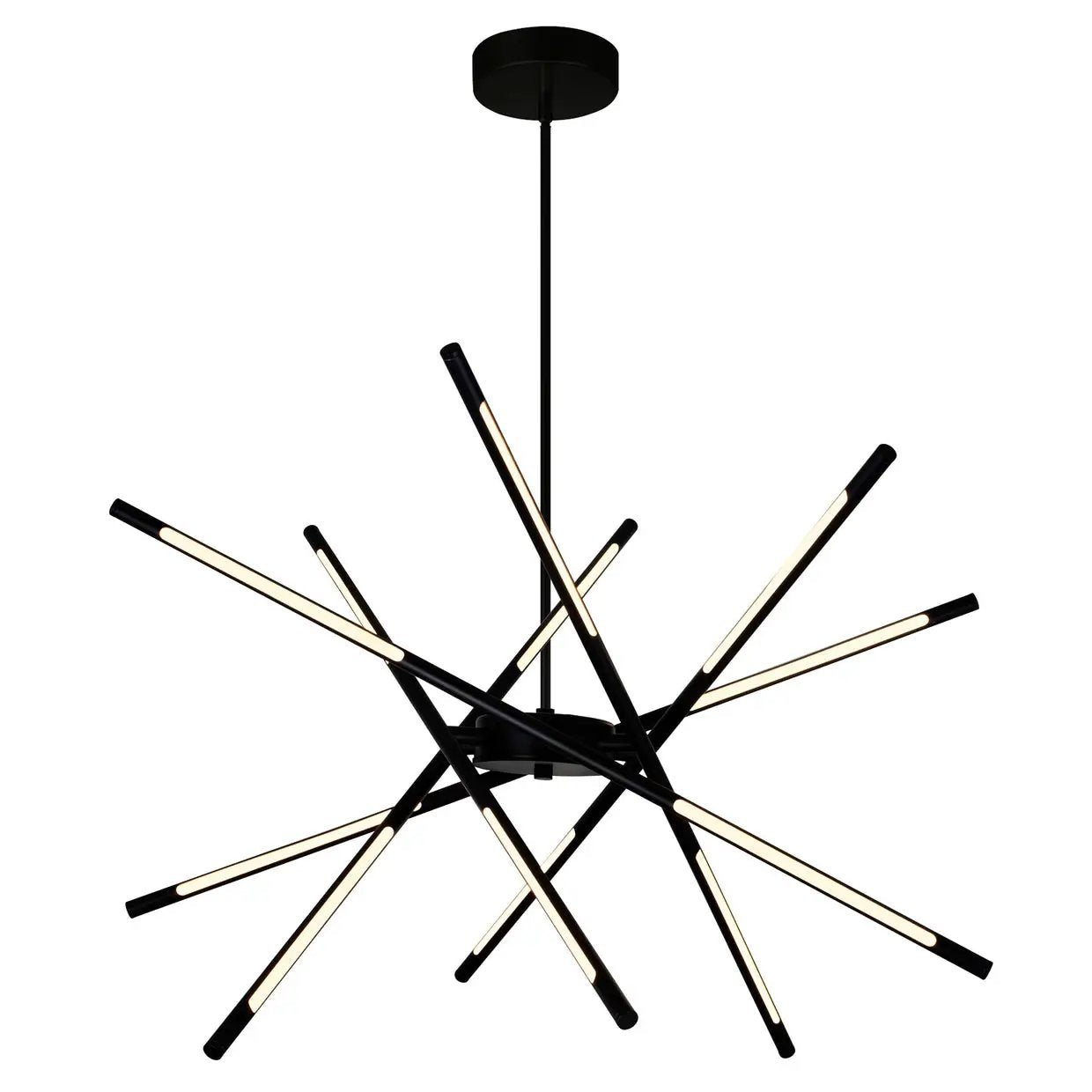 black chandelier