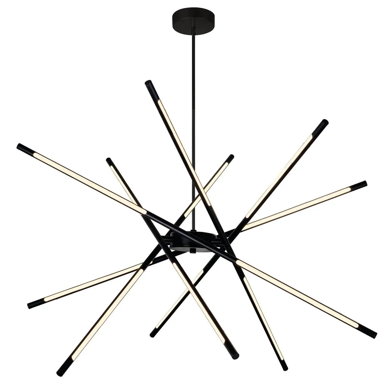 black chandelier