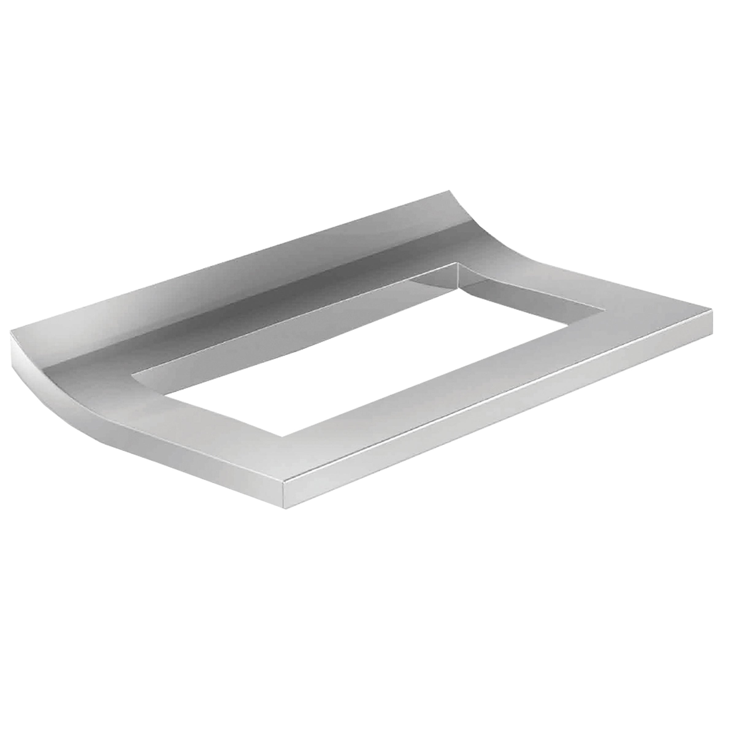 polished chrome towel ring