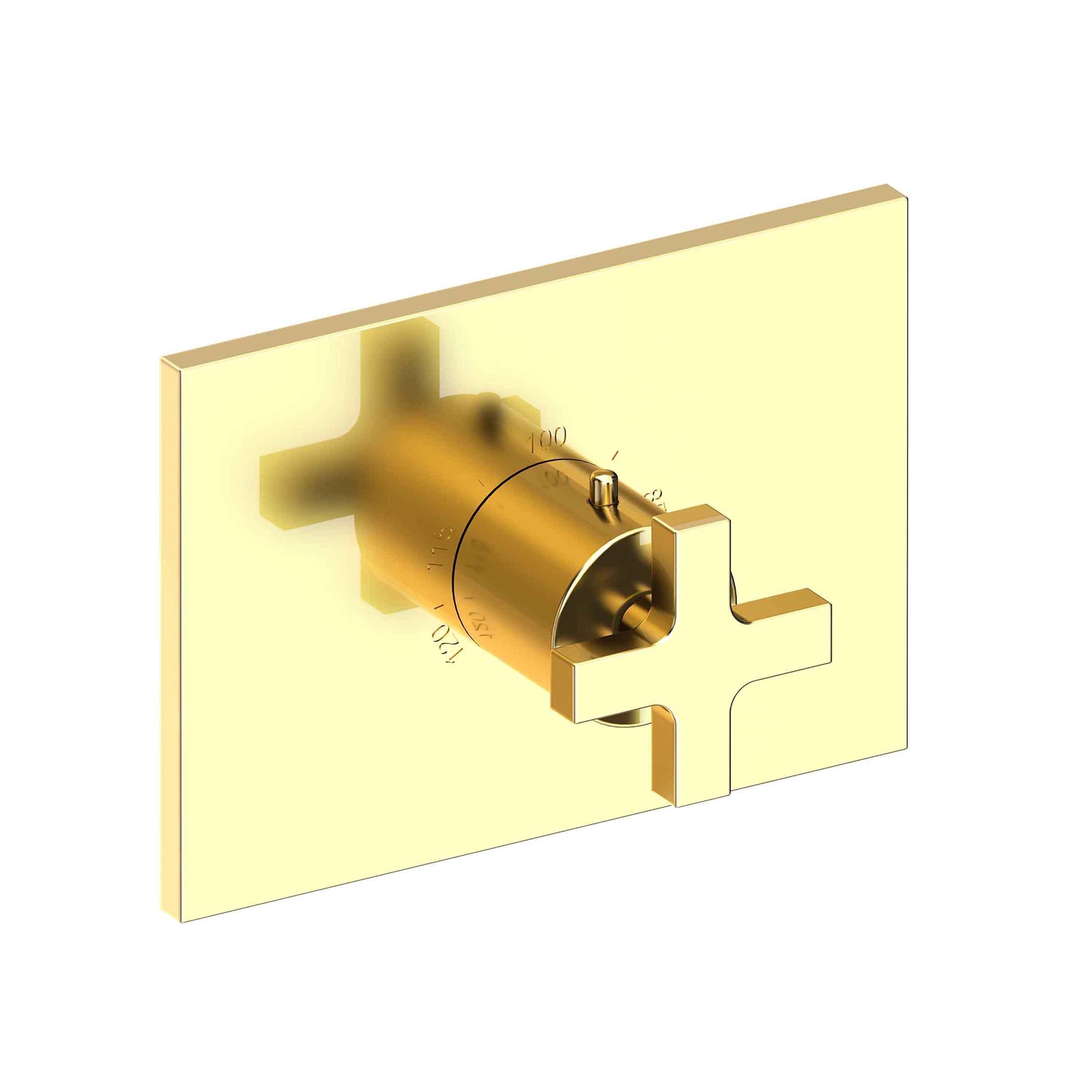 Newport Brass Secant 3/4" Rectangular Thermostatic Trim Plate with Handle