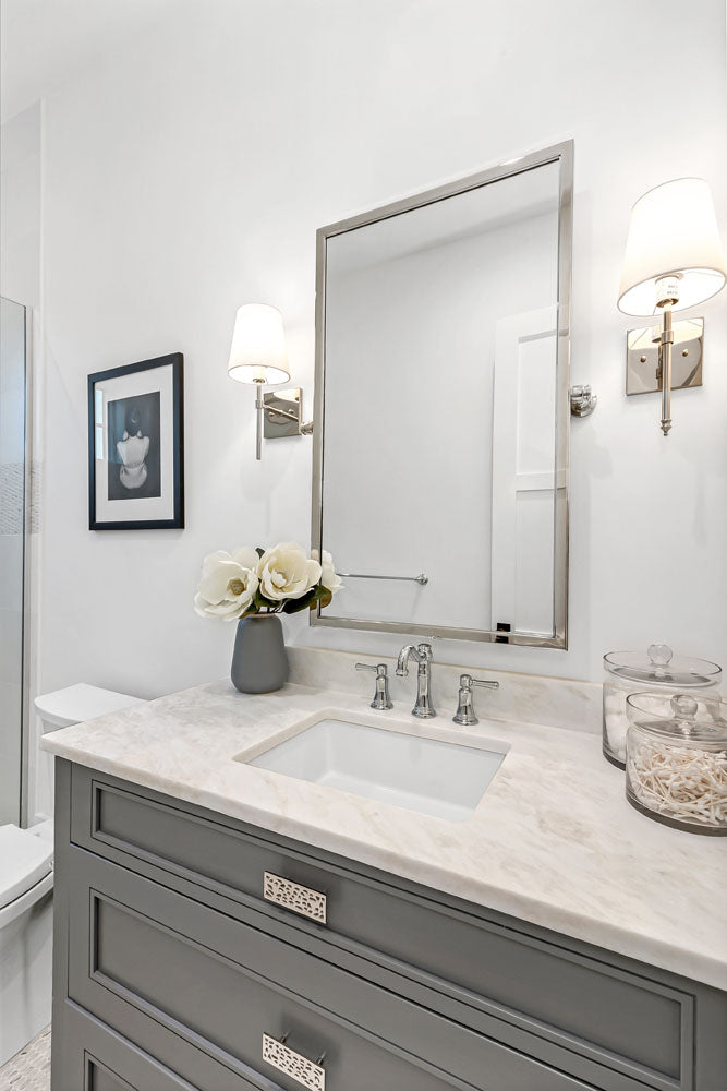 polished nickel pull