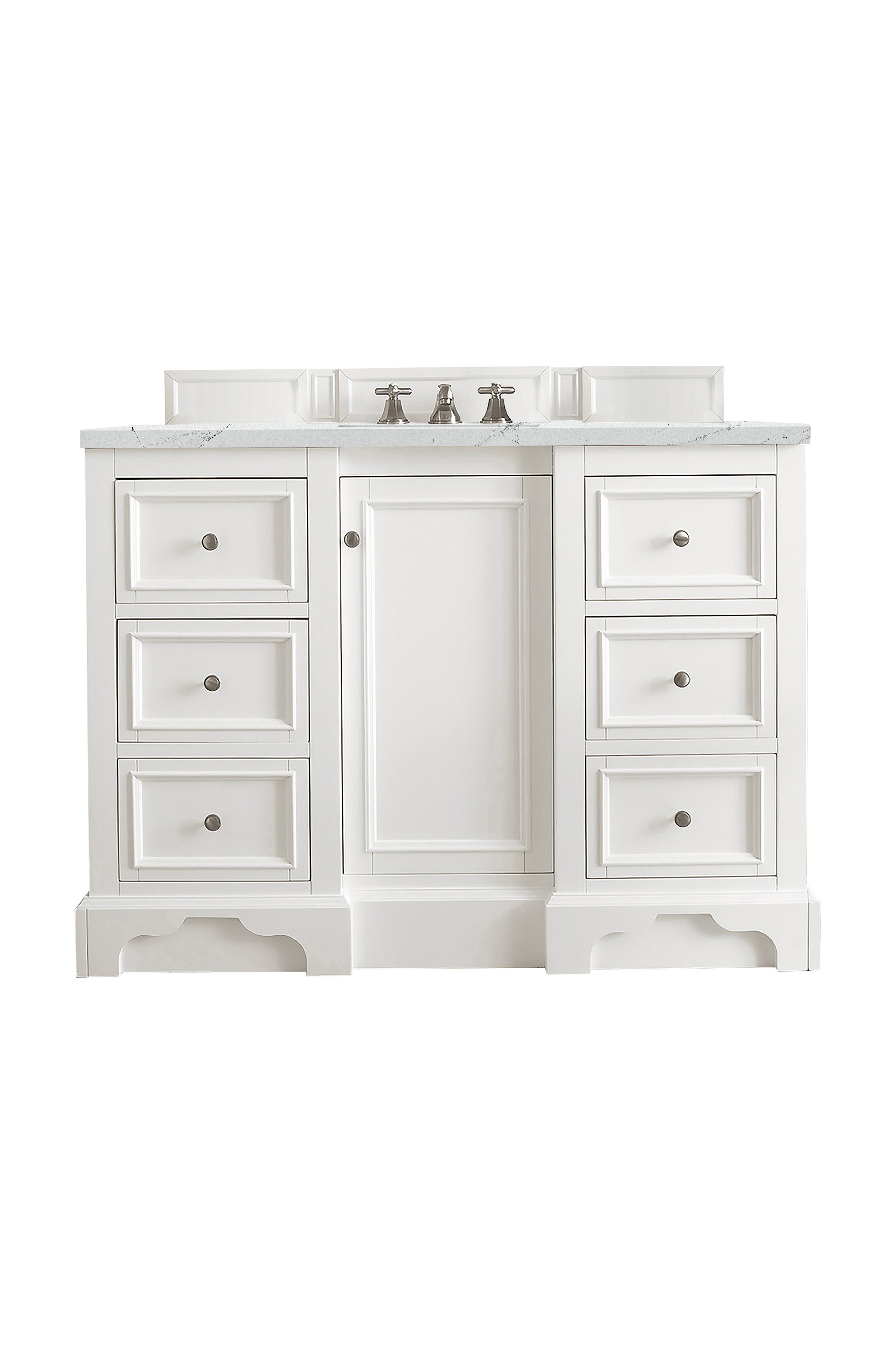 James Martin Vanities De Soto 48" Single Vanity - Bright White