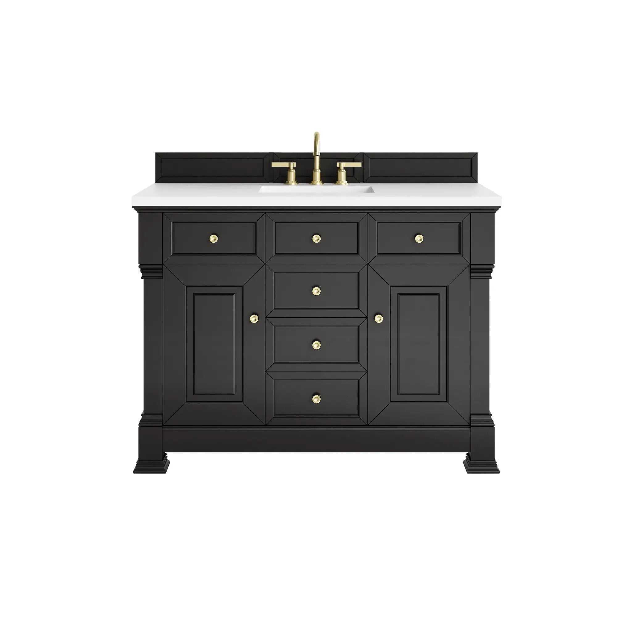 James Martin Brookfield 48" Single Vanity Set - Black Onyx by James Martin Vanities