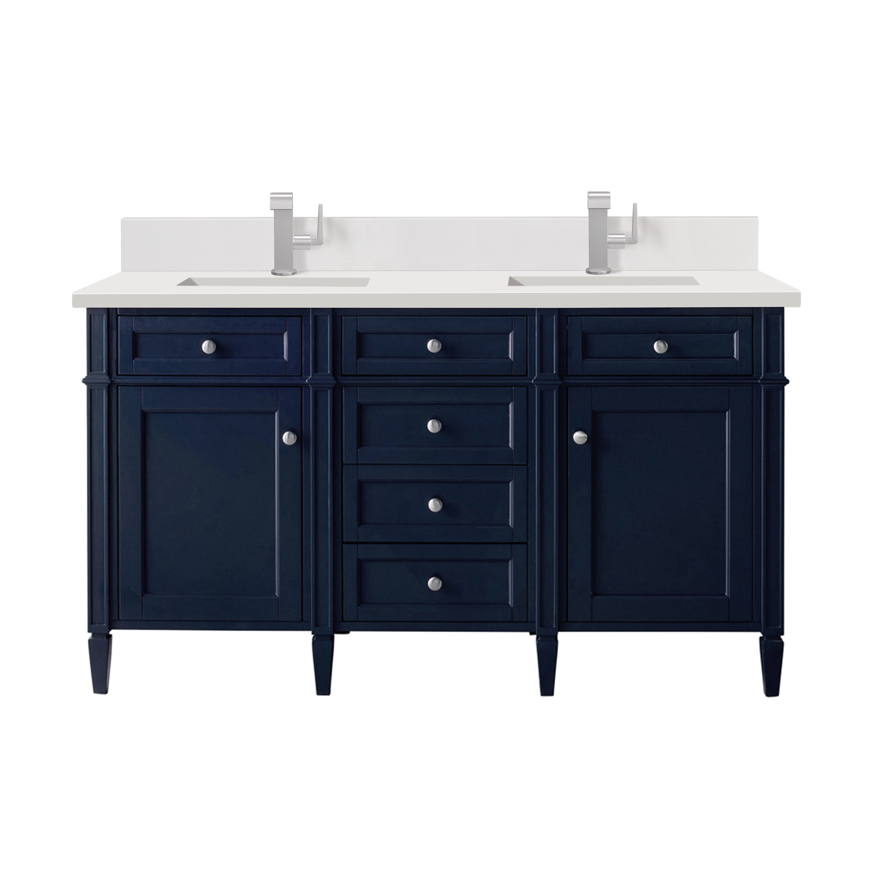 James Martin Vanities Brittany 60" Double Vanity - Victory Blue