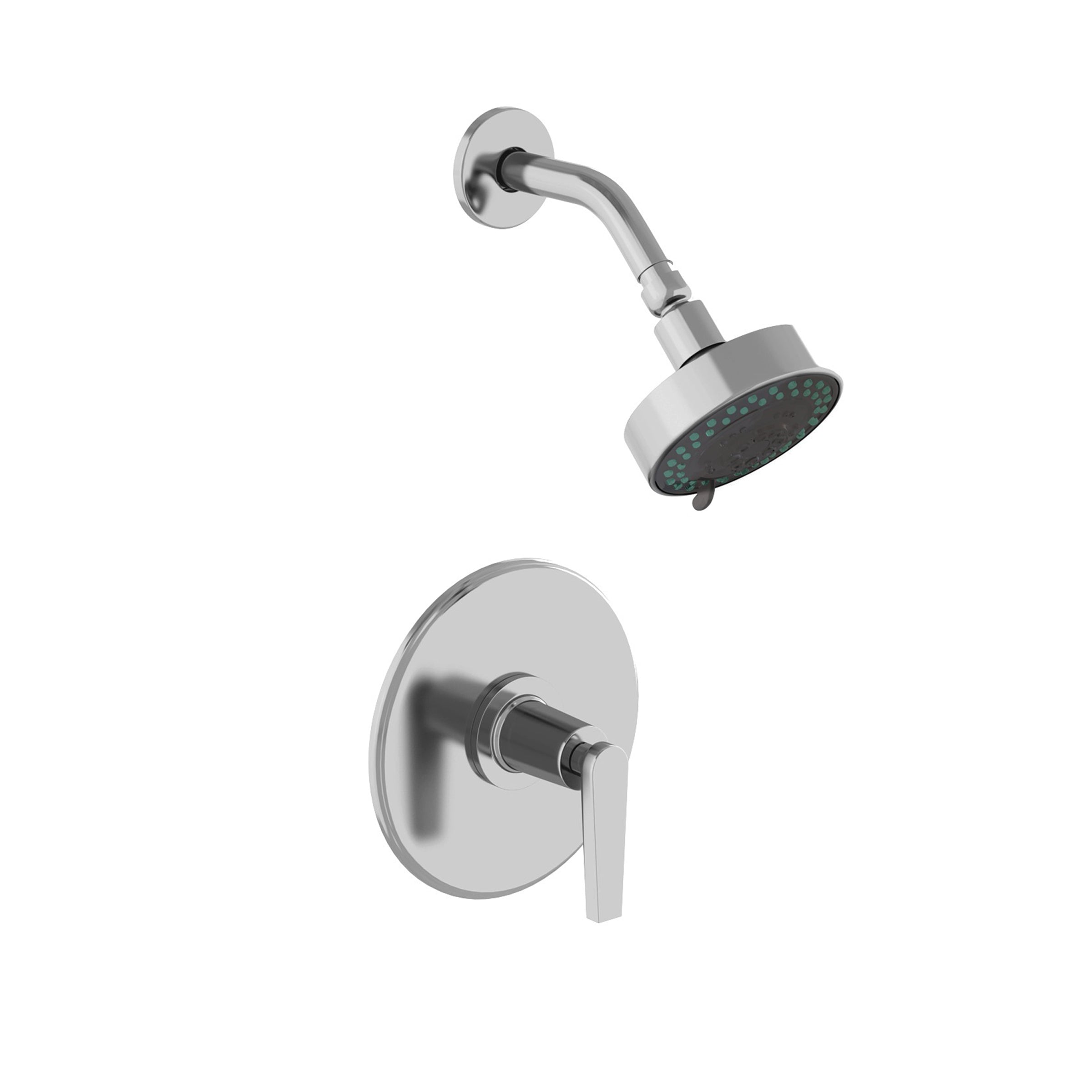 polished chrome dshower trim set