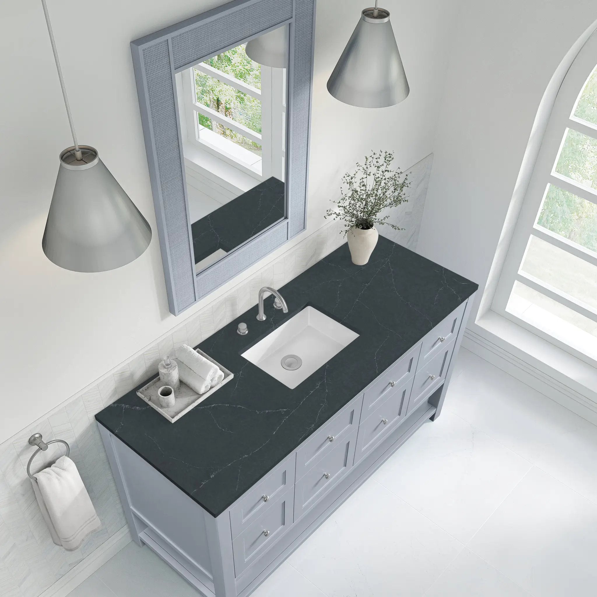 serenity blue vanity