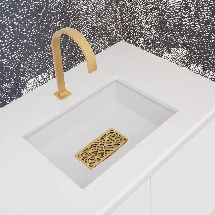 white glaze sink