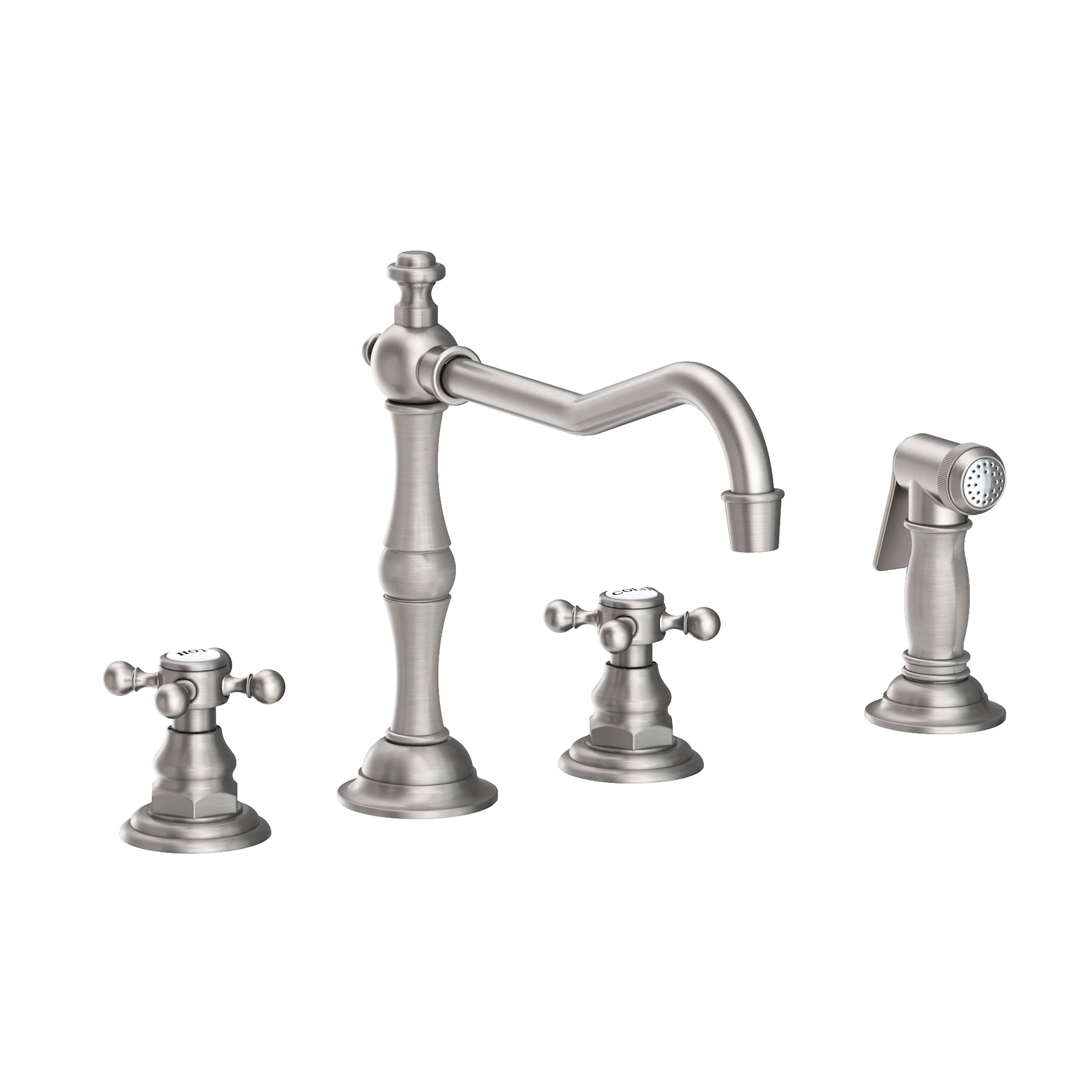 Newport Brass Chesterfield Kitchen Faucet with Side Spray