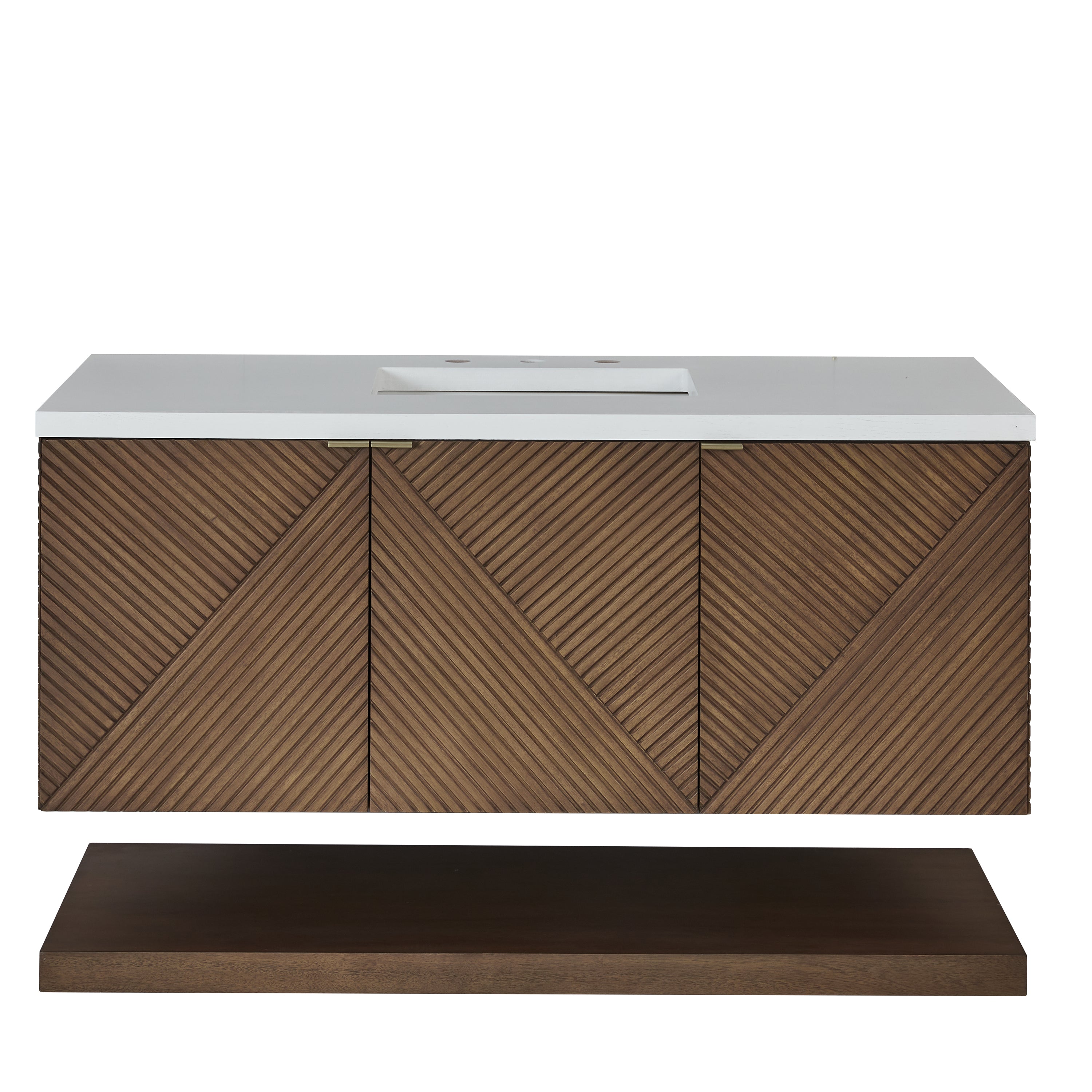 James Martin Vanities Marcello 48" Single Vanity - Chestnut