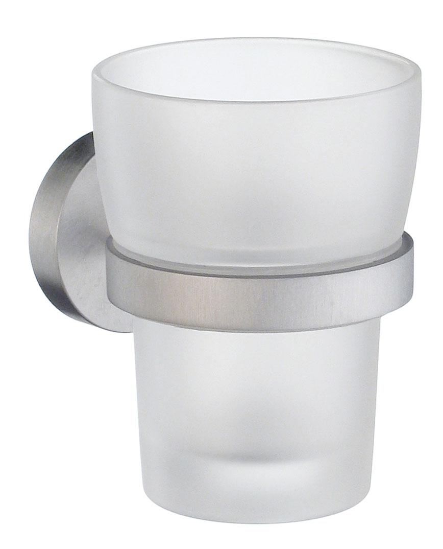 brushed chrome tumbler