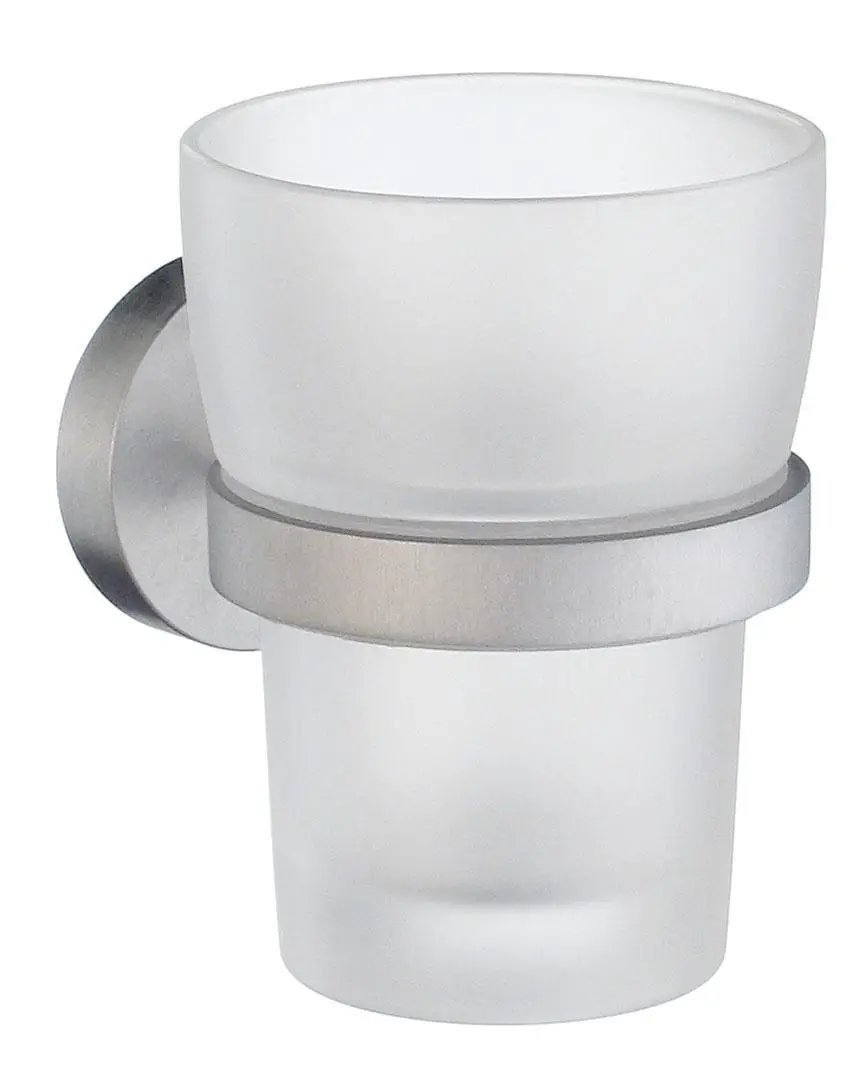 brushed chrome tumbler