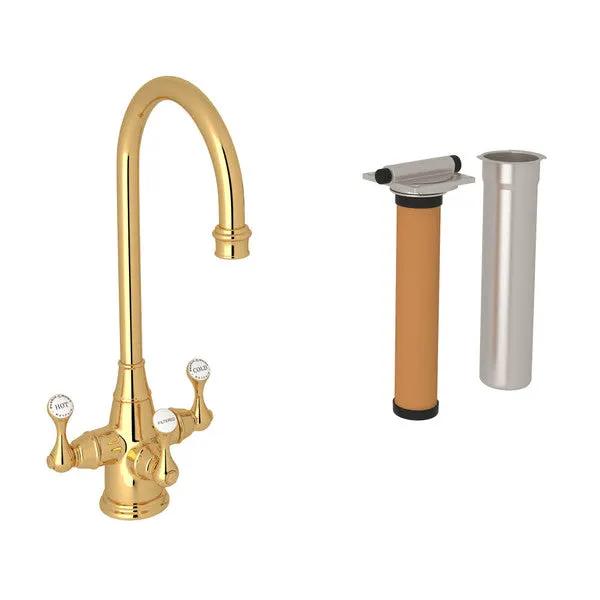 Rohl Georgian Era Three Handle Bar/Food Prep Filter Kitchen Faucet Kit by Rohl
