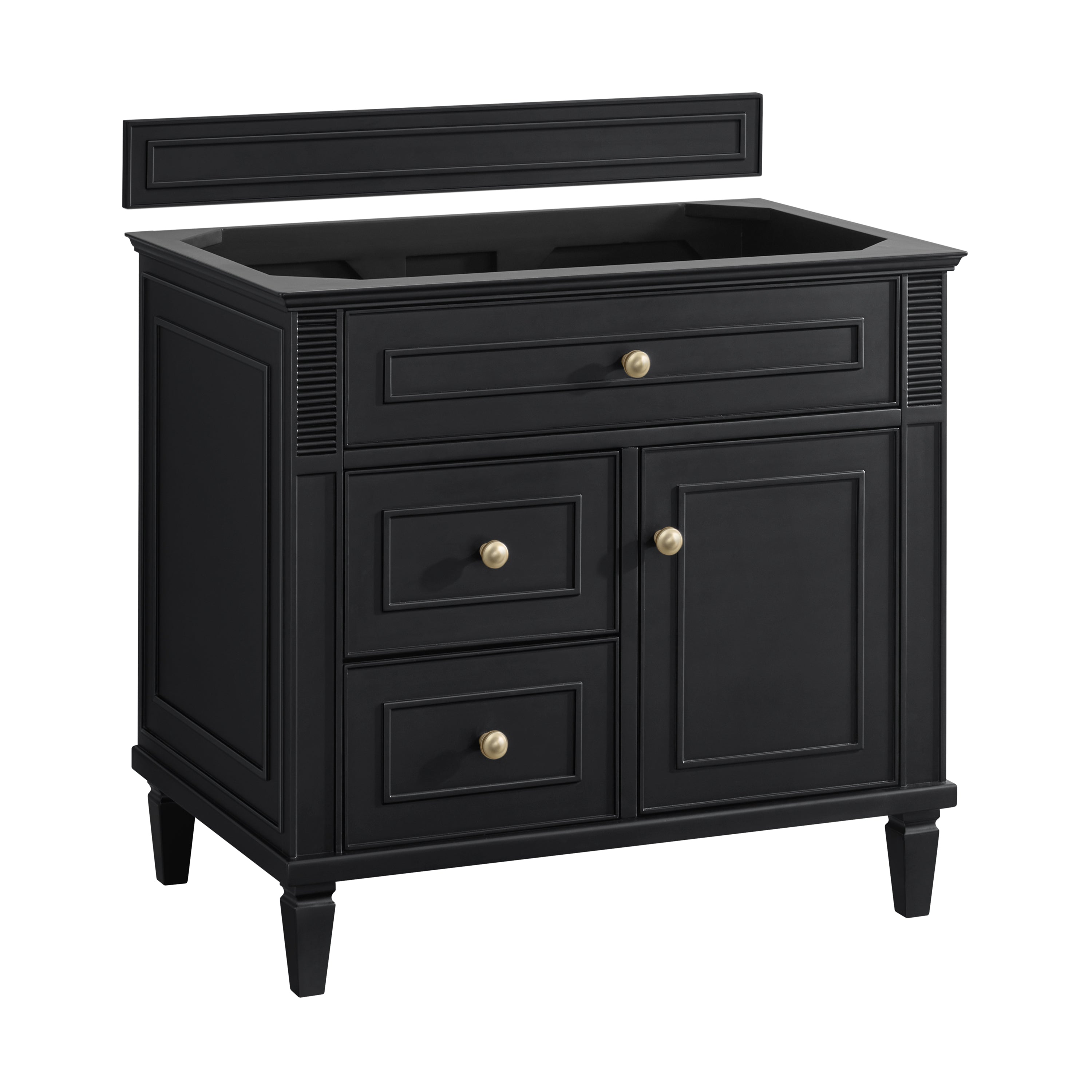 James Martin Vanities Lorelai 36" Single Vanity - Black Onyx