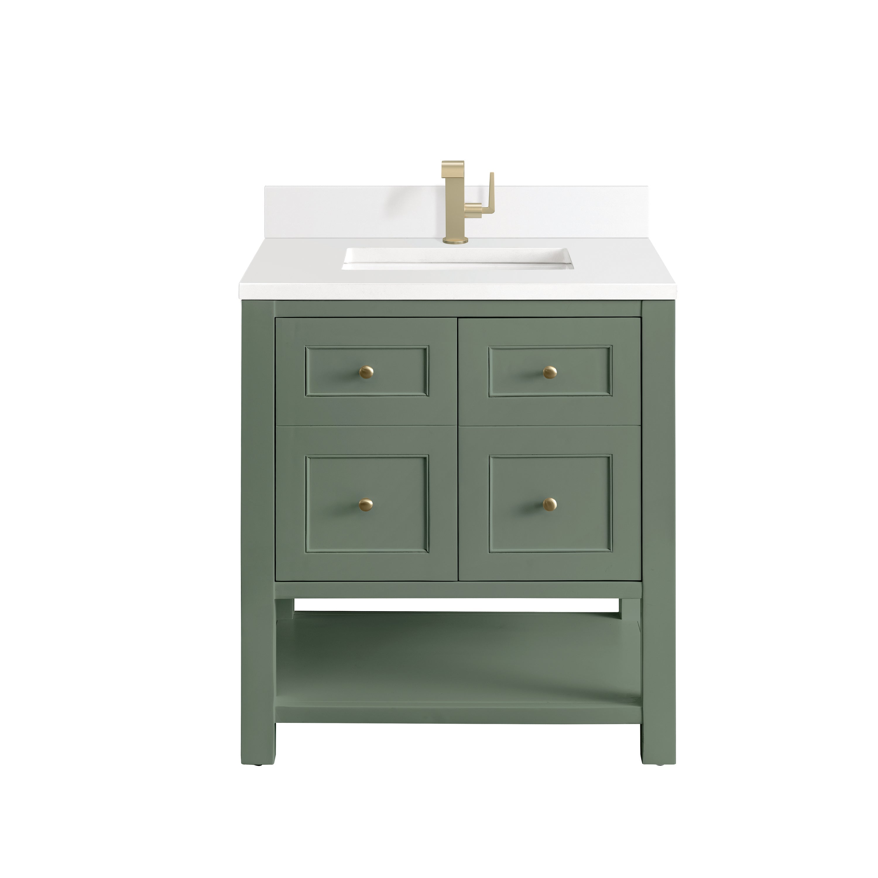 James Martin Vanities Breckenridge 30" Single Vanity - Smokey Celadon