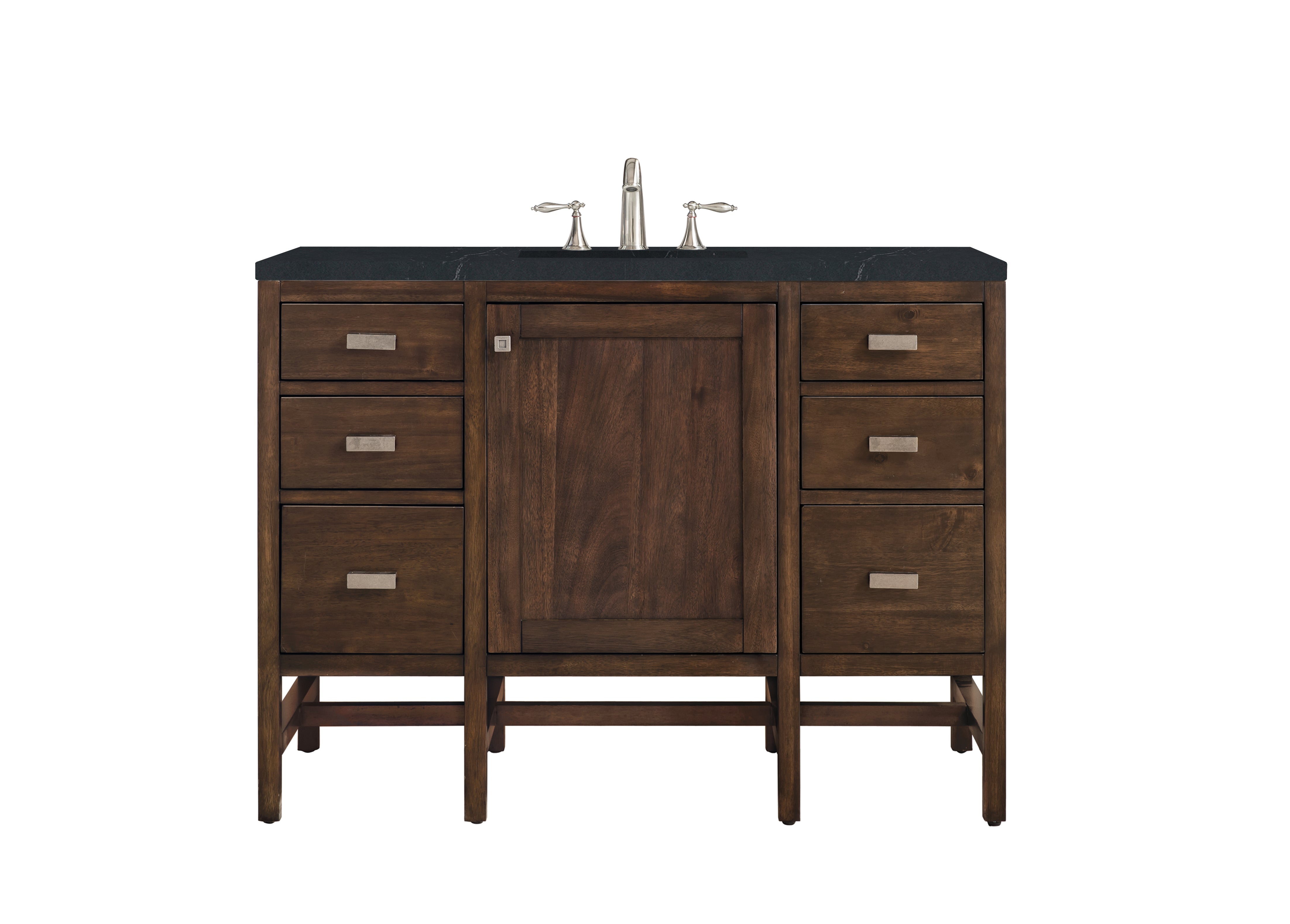 James Martin Addison 48" Single Vanity Set - Mid-Century Acacia by James Martin Vanities