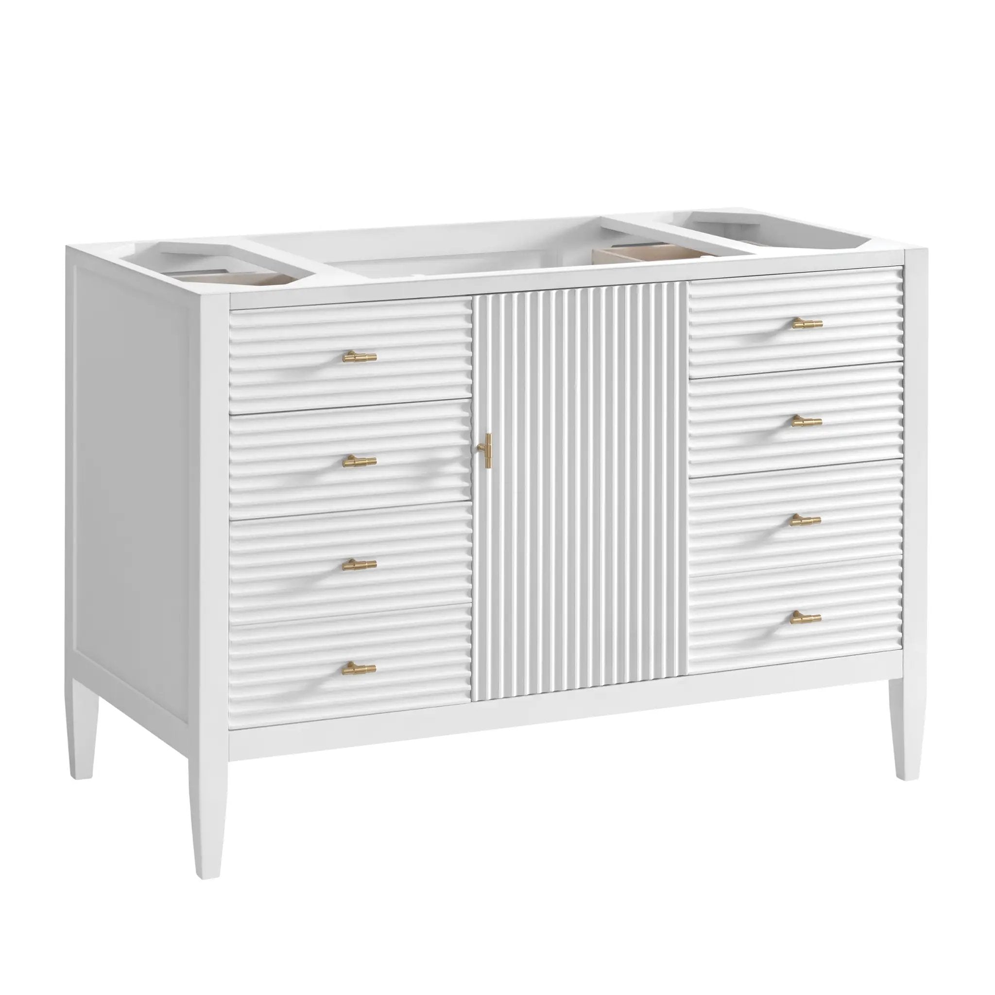 bright white vanity
