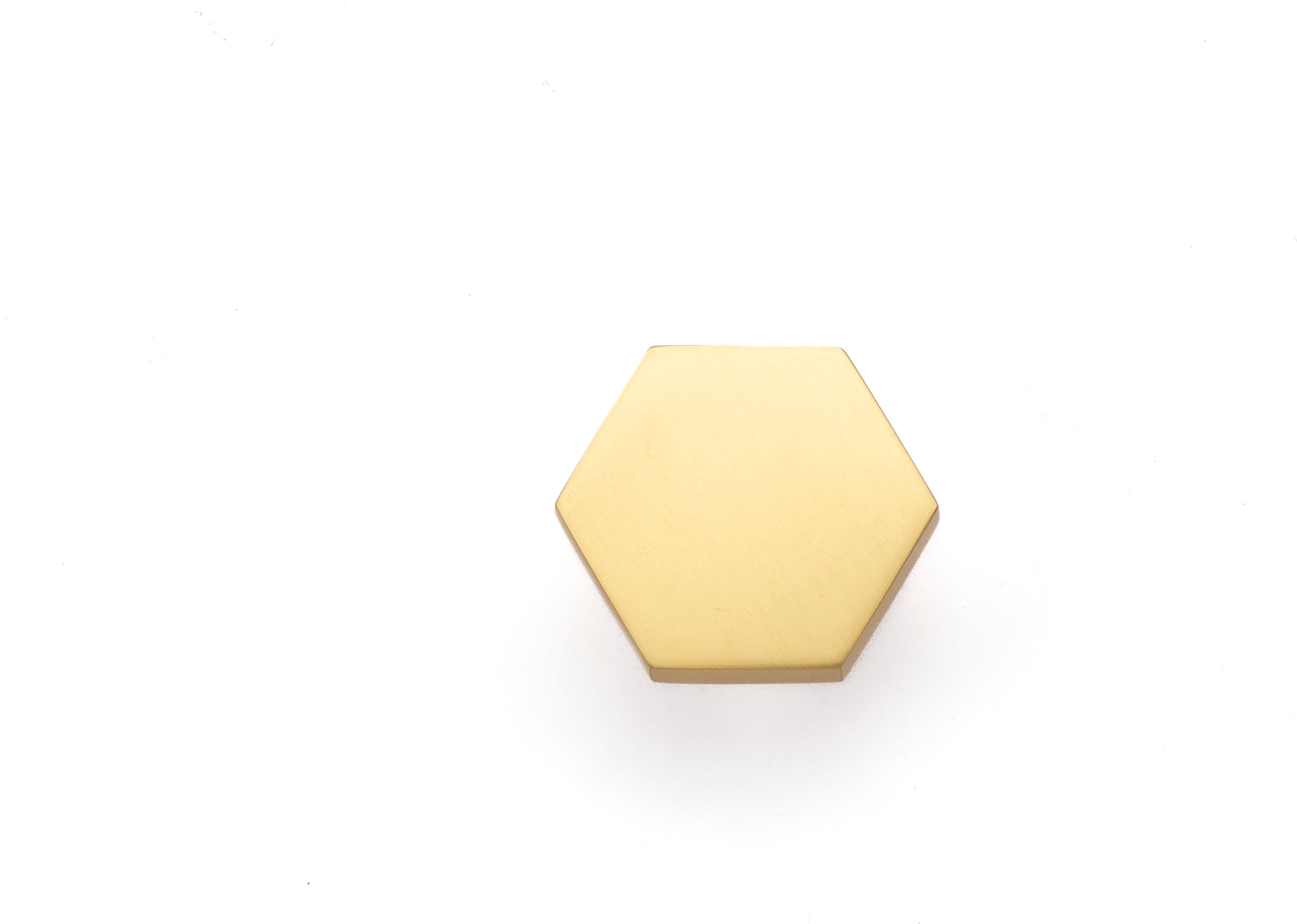 satin brass knob