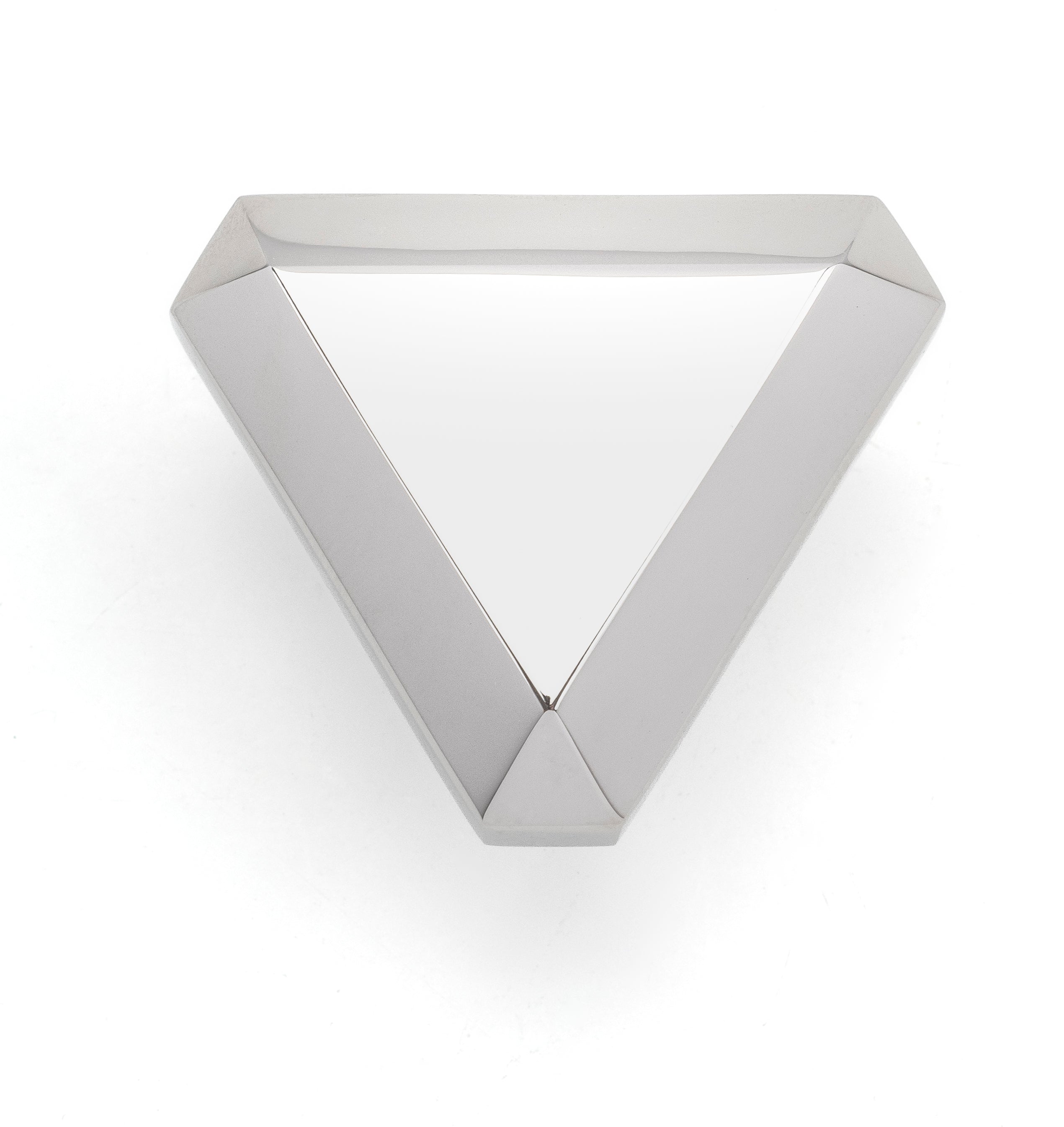 polished nickel knob