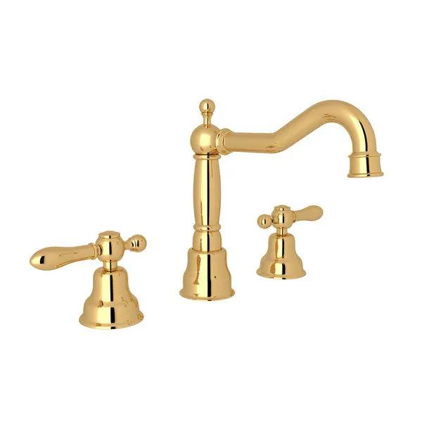 Rohl Arcana Widespread Lavatory Faucet with Column Spout by Rohl