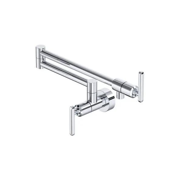 polished chrome pot filler