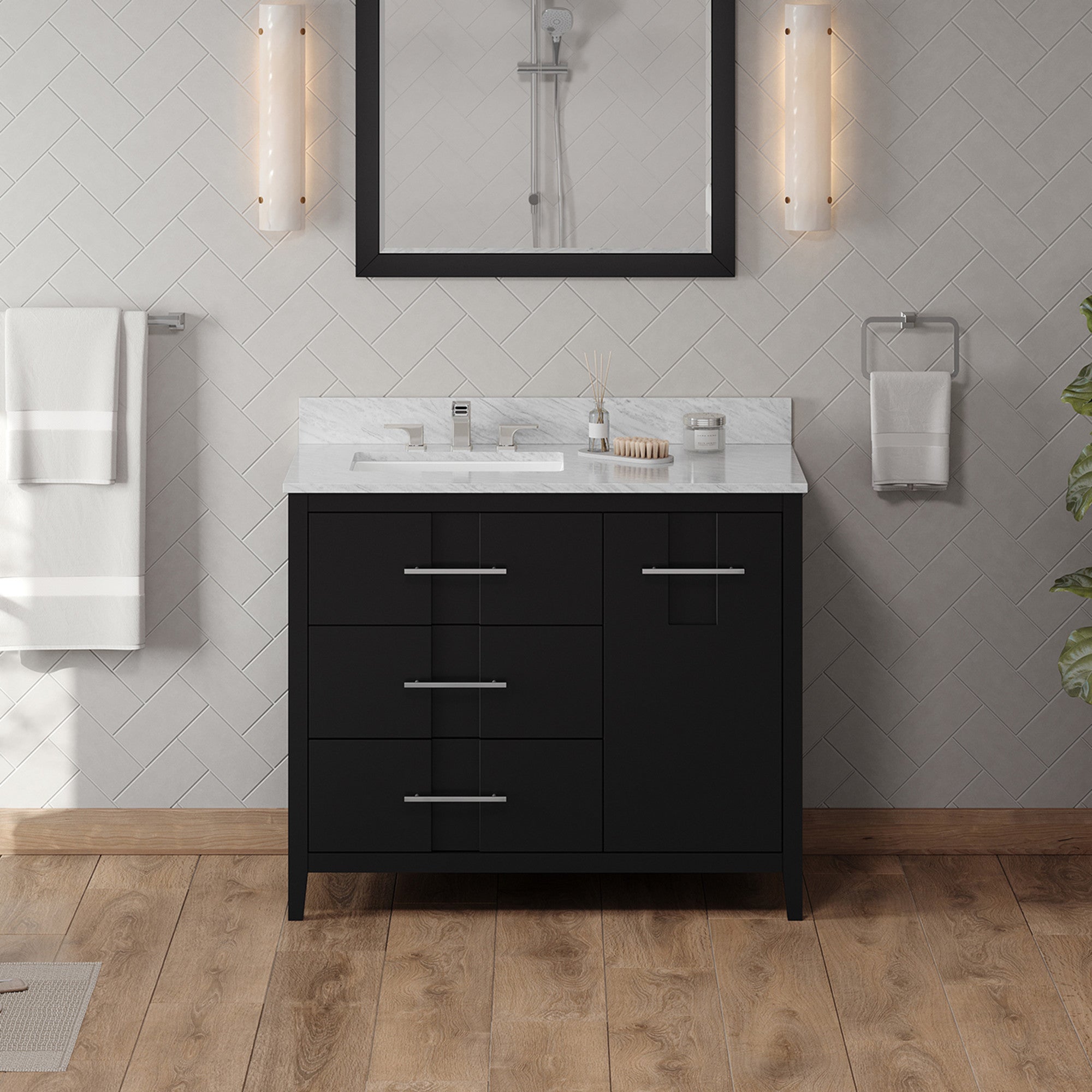 Jeffrey Alexander 42" Katara Vanity Set by Jeffrey Alexander