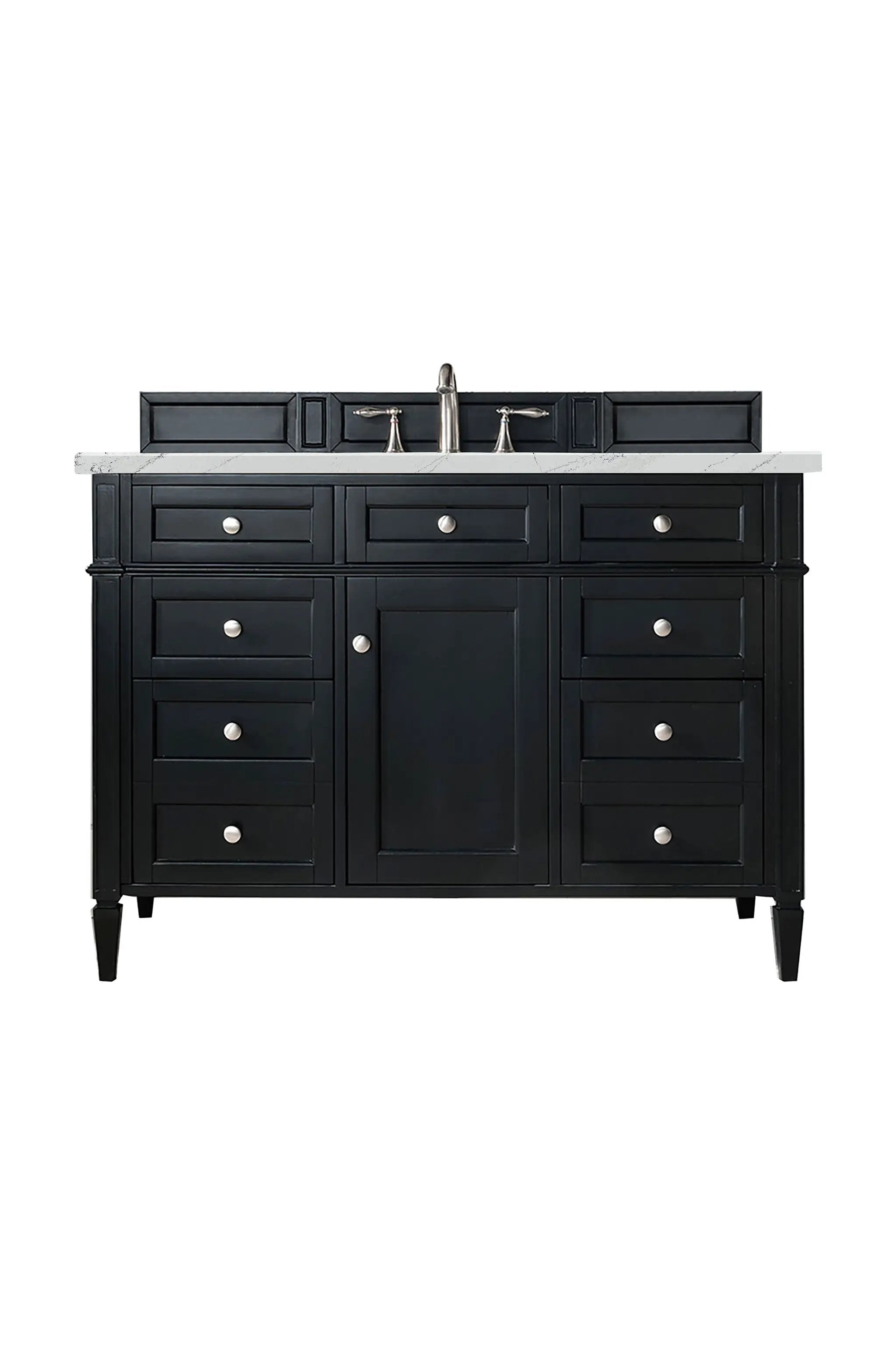 James Martin Brittany 48" Single Vanity Set - Black Onyx by James Martin Vanities