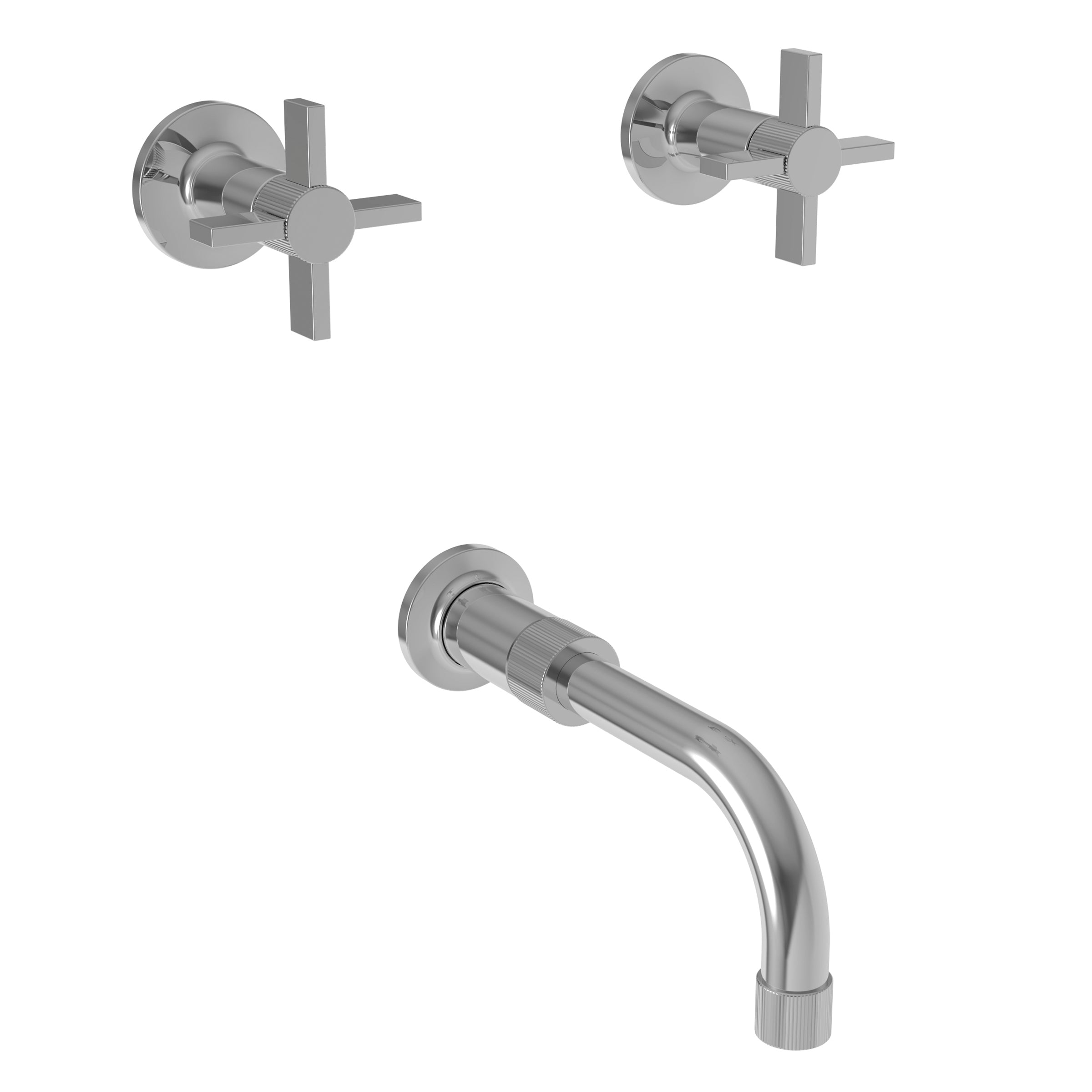 polished chrome tub faucet