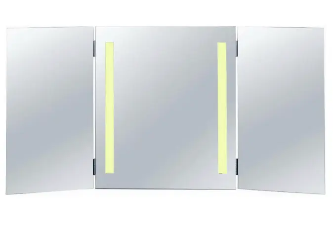 polished chrome mirror