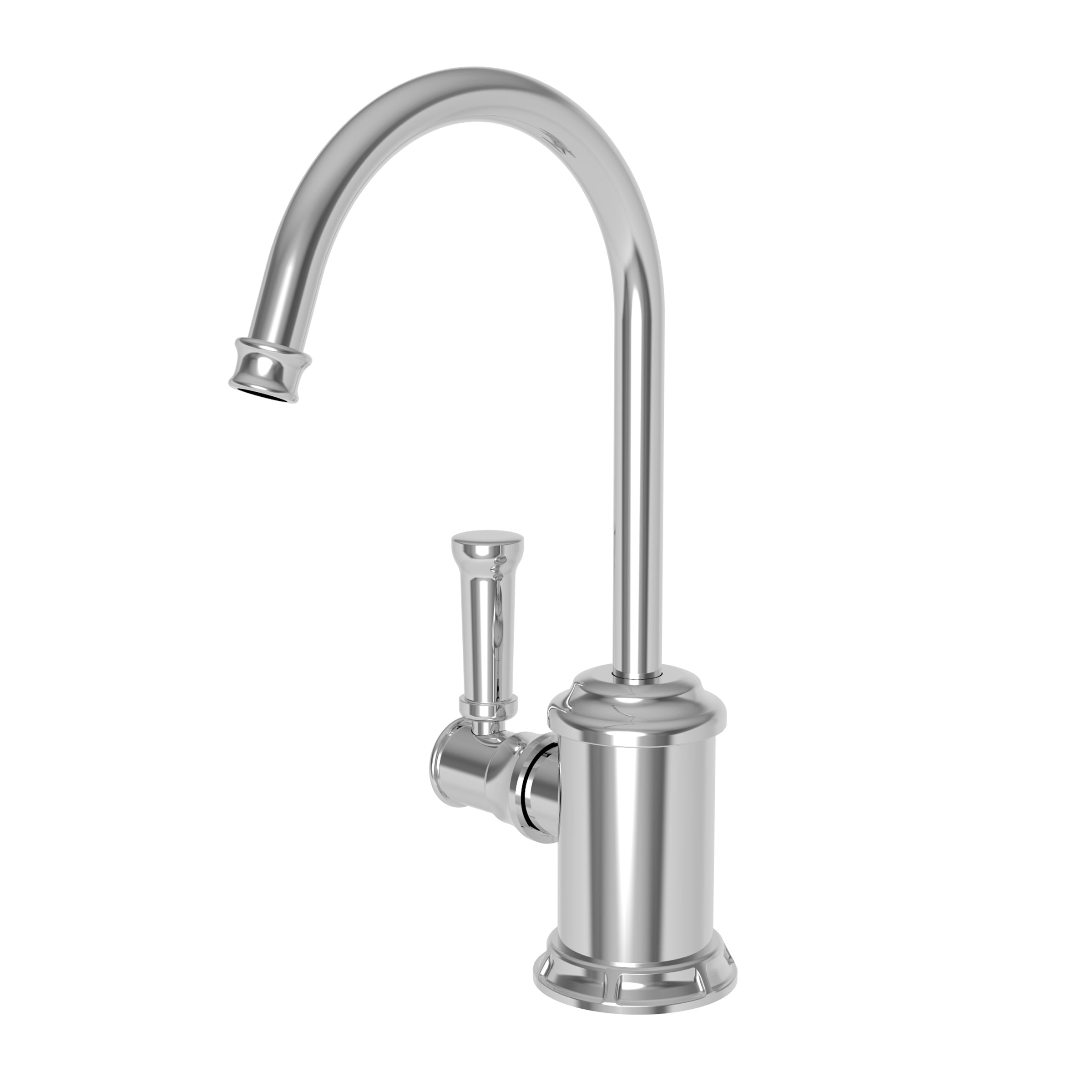 polished chrome water dispenser