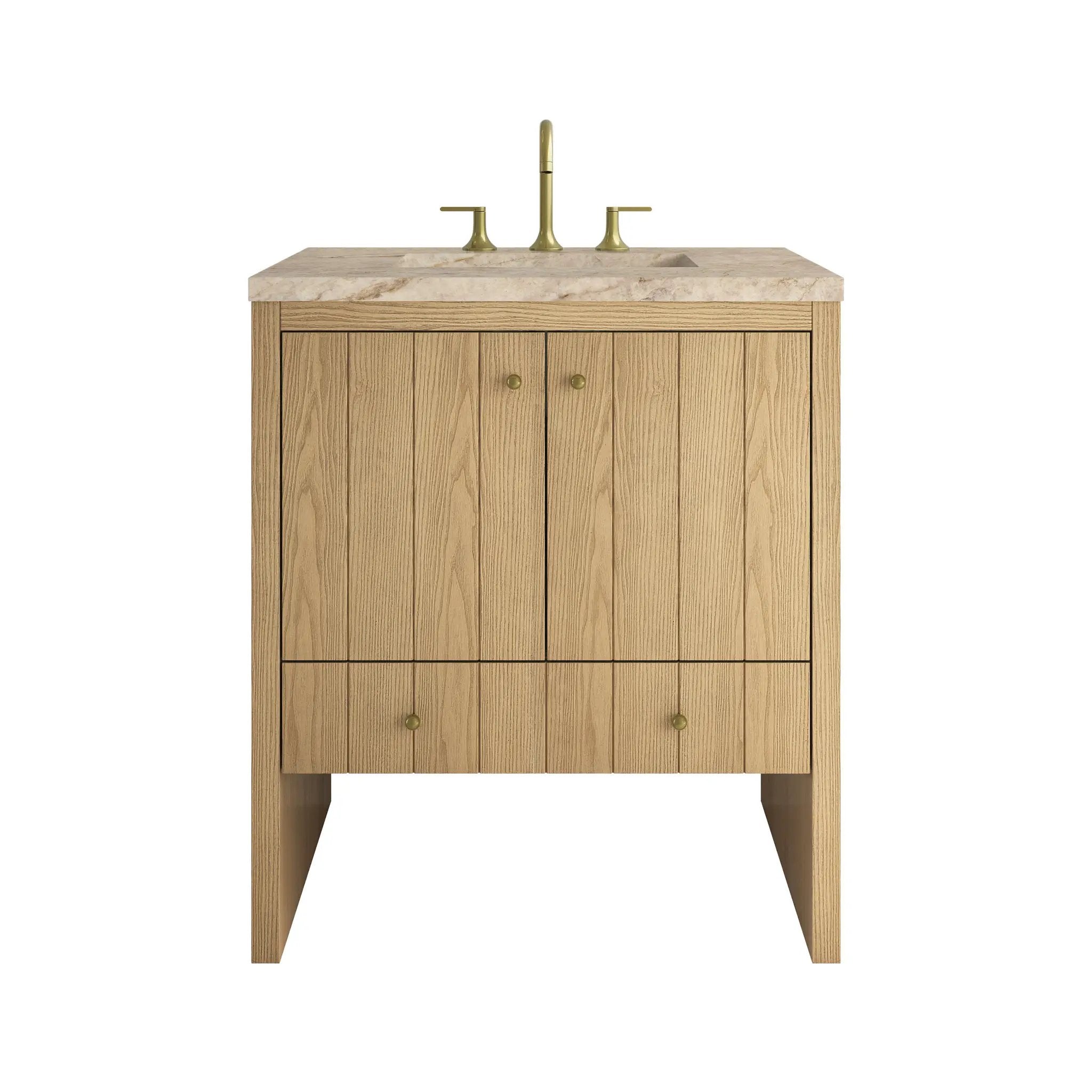 James Martin Hudson 30" Single Vanity Set - Light Natural Oak by James Martin Vanities