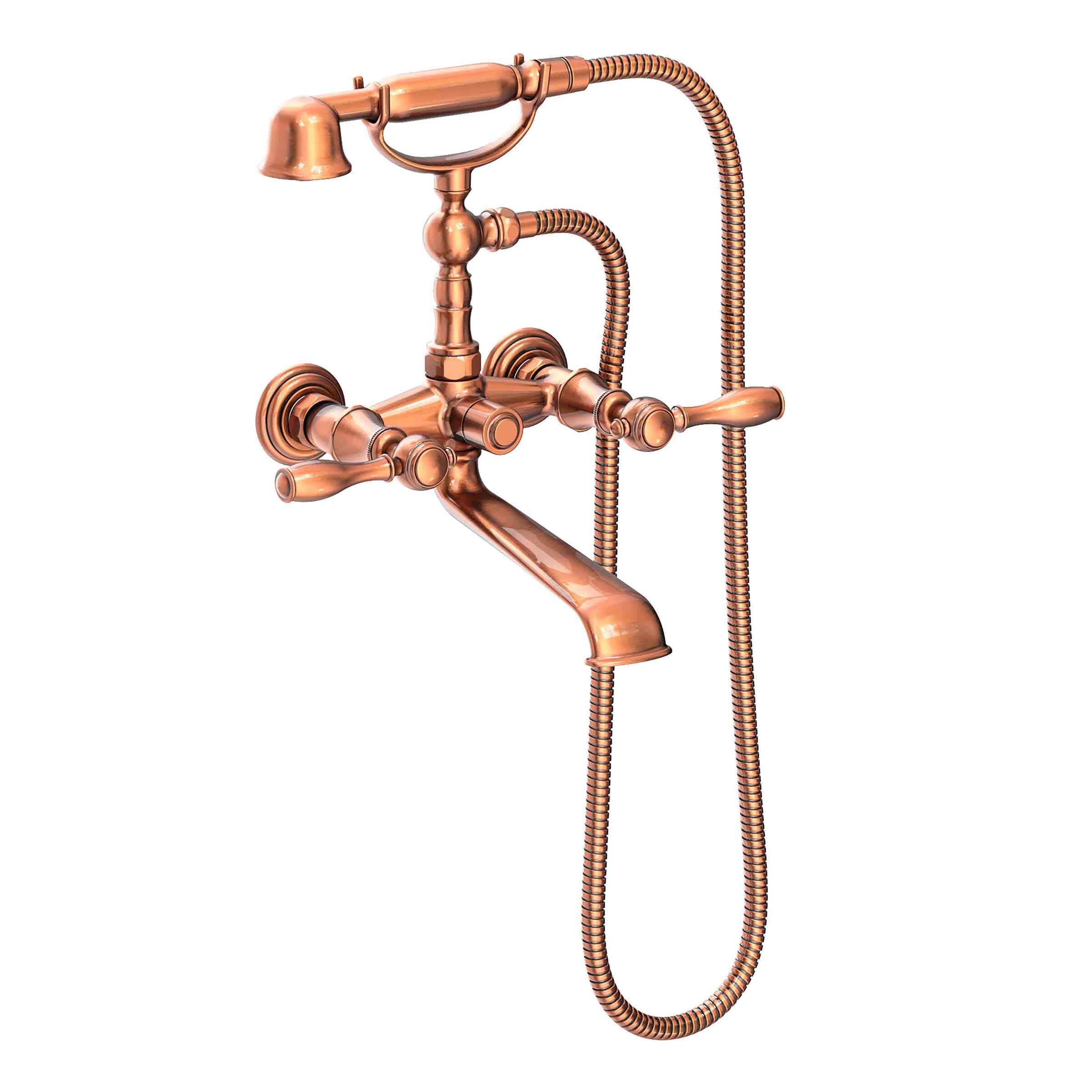 Newport Brass Victoria Exposed Tub & Hand Shower Set - Wall Mount