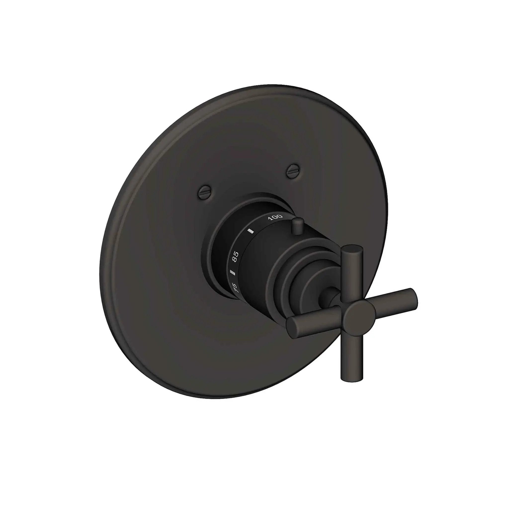 Newport Brass East Linear 3/4" Round Thermostatic Trim Plate with Handle by Newport Brass