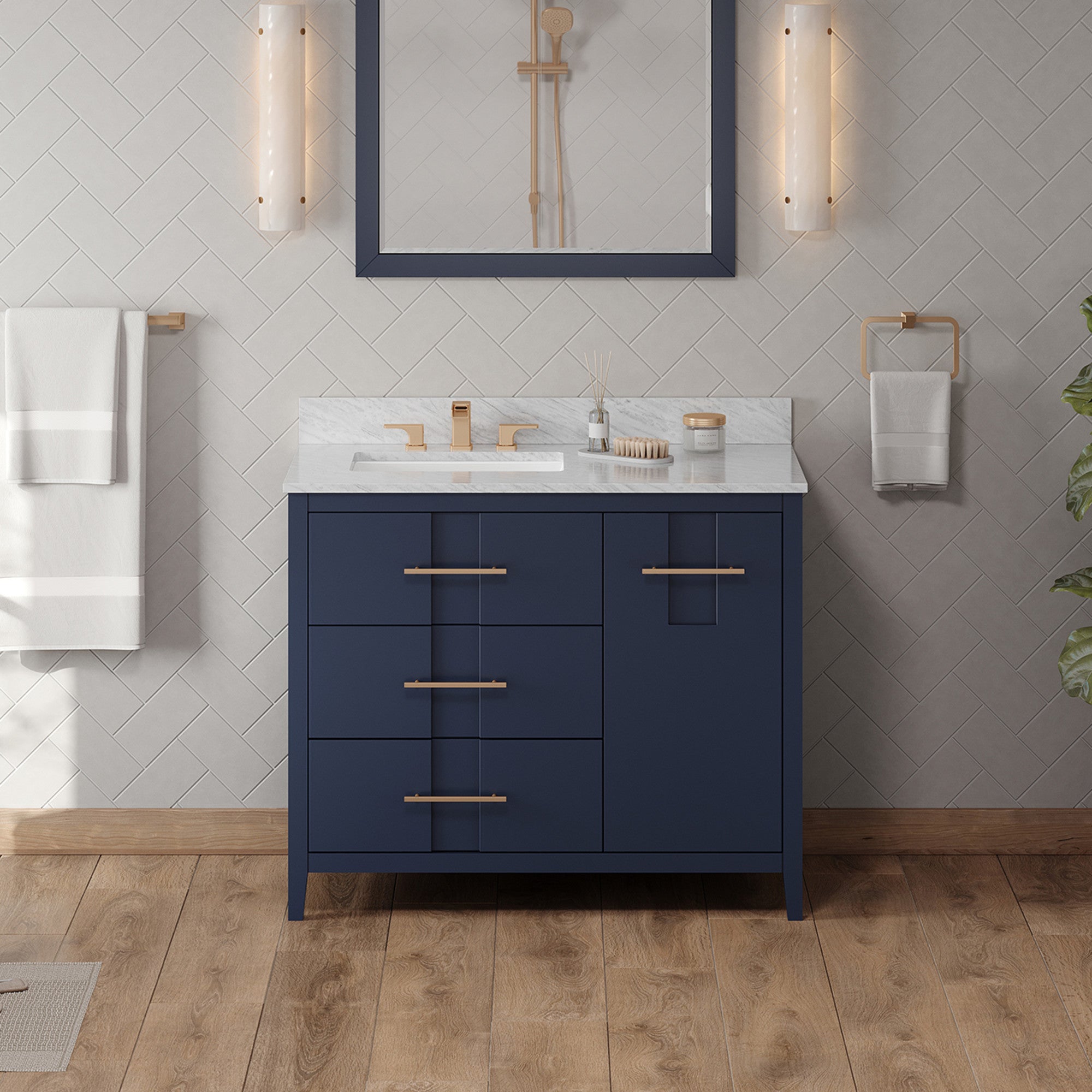 Jeffrey Alexander 42" Katara Vanity Set by Jeffrey Alexander