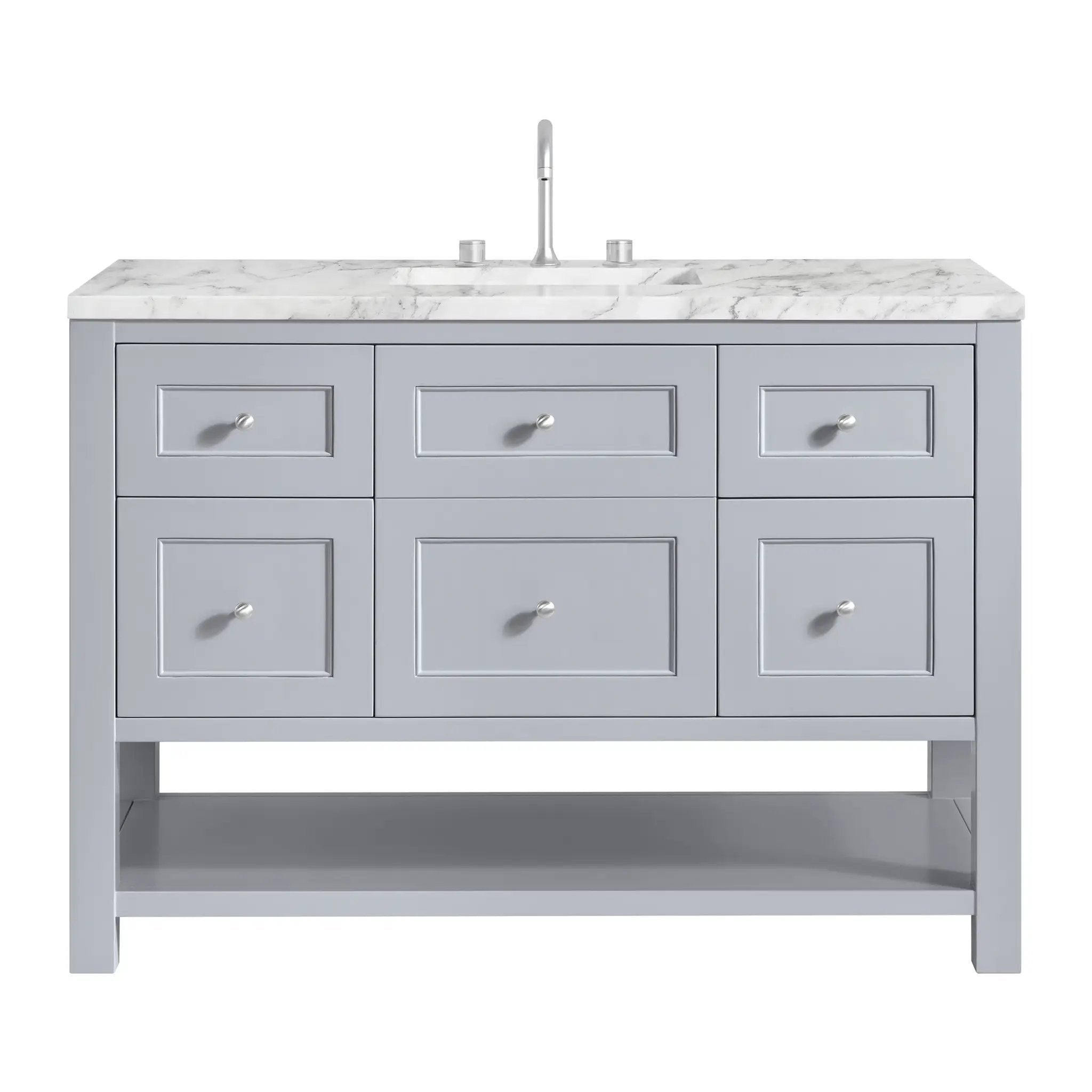 James Martin Breckenridge 48" Single Vanity Set - Serenity Blue by James Martin Vanities