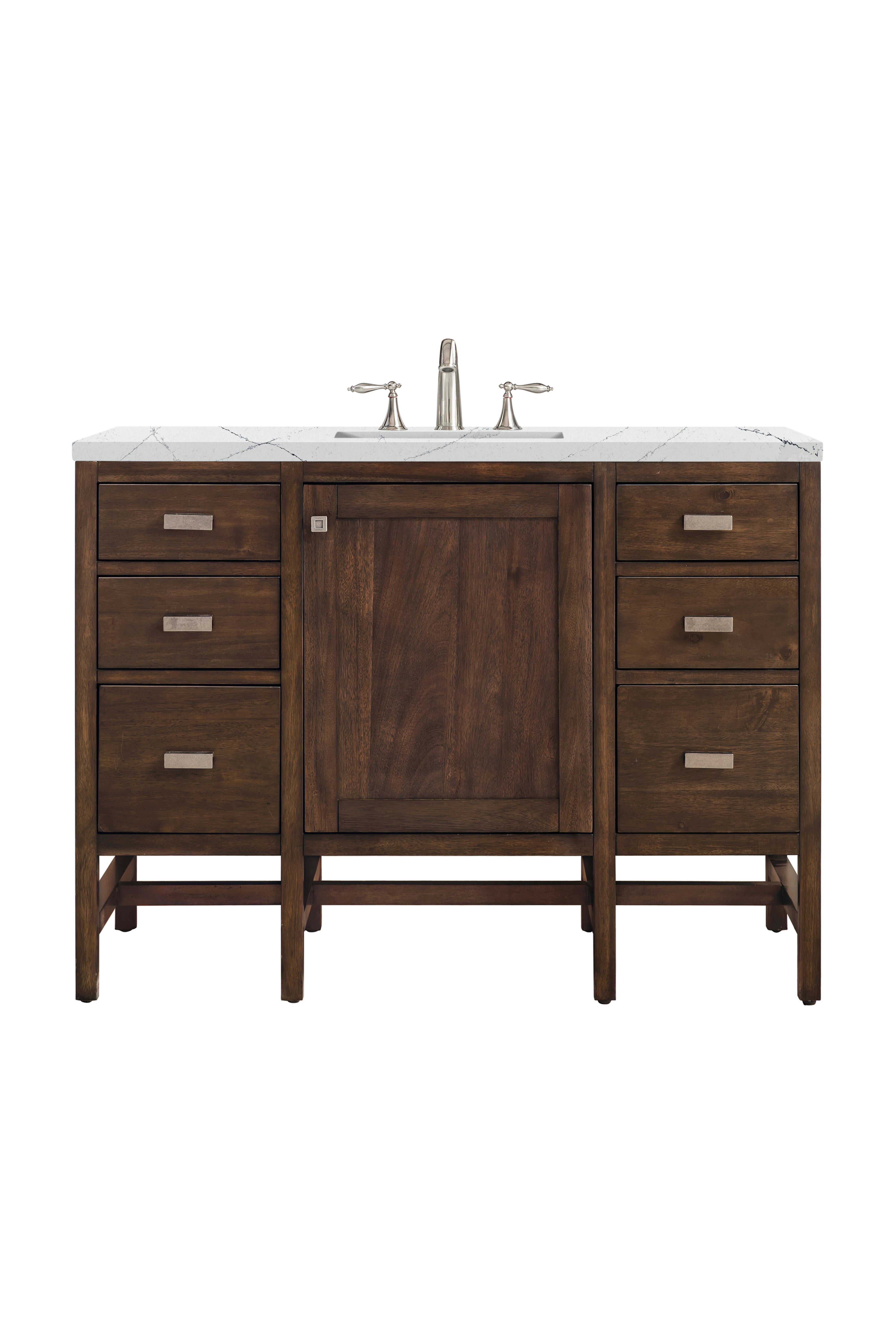 James Martin Addison 48" Single Vanity Set - Mid-Century Acacia by James Martin Vanities