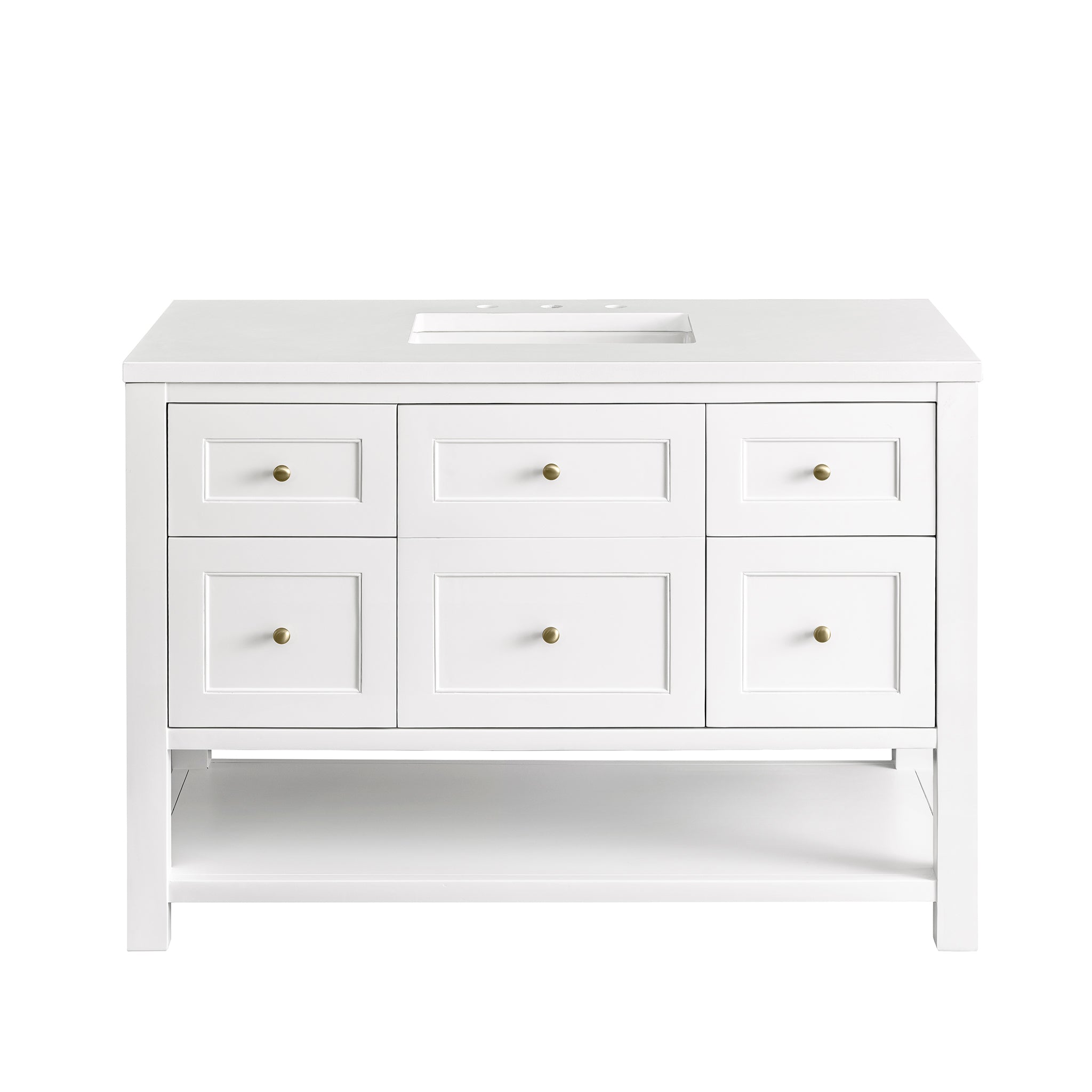James Martin Vanities Breckenridge 48" Single Vanity - Bright White