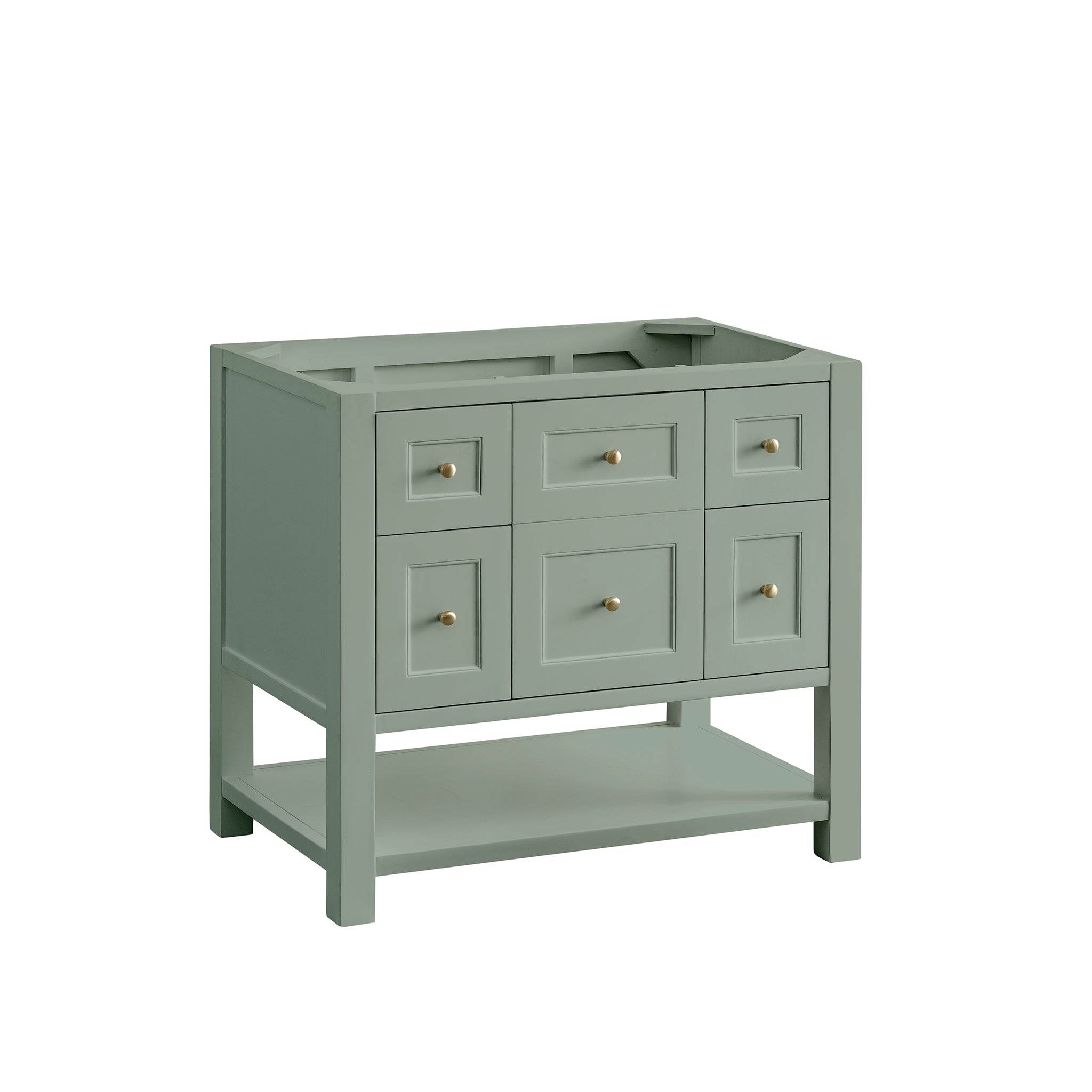 James Martin Vanities Breckenridge 36" Single Vanity - Smokey Celadon